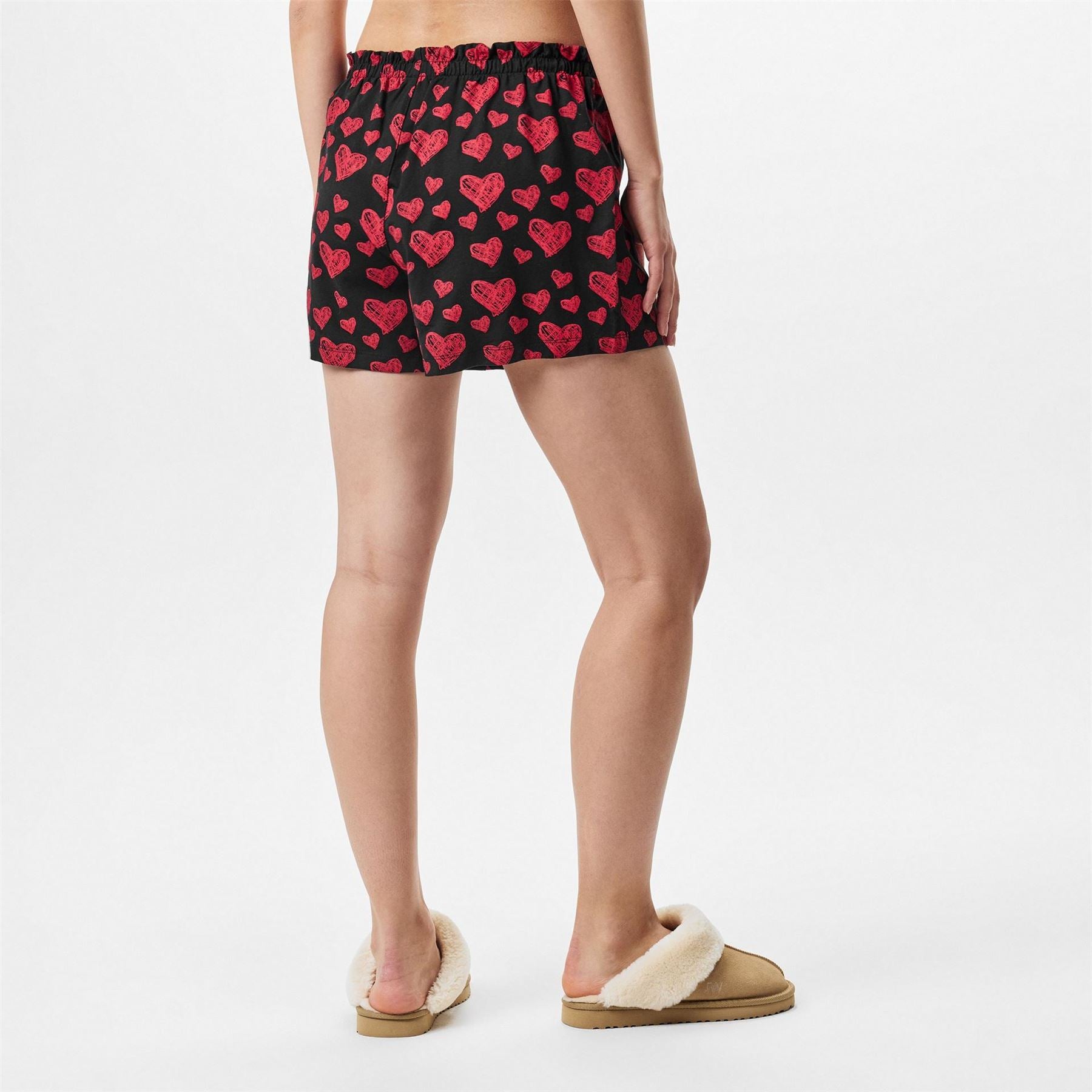 Hugo Heart Print Pyjama Shorts