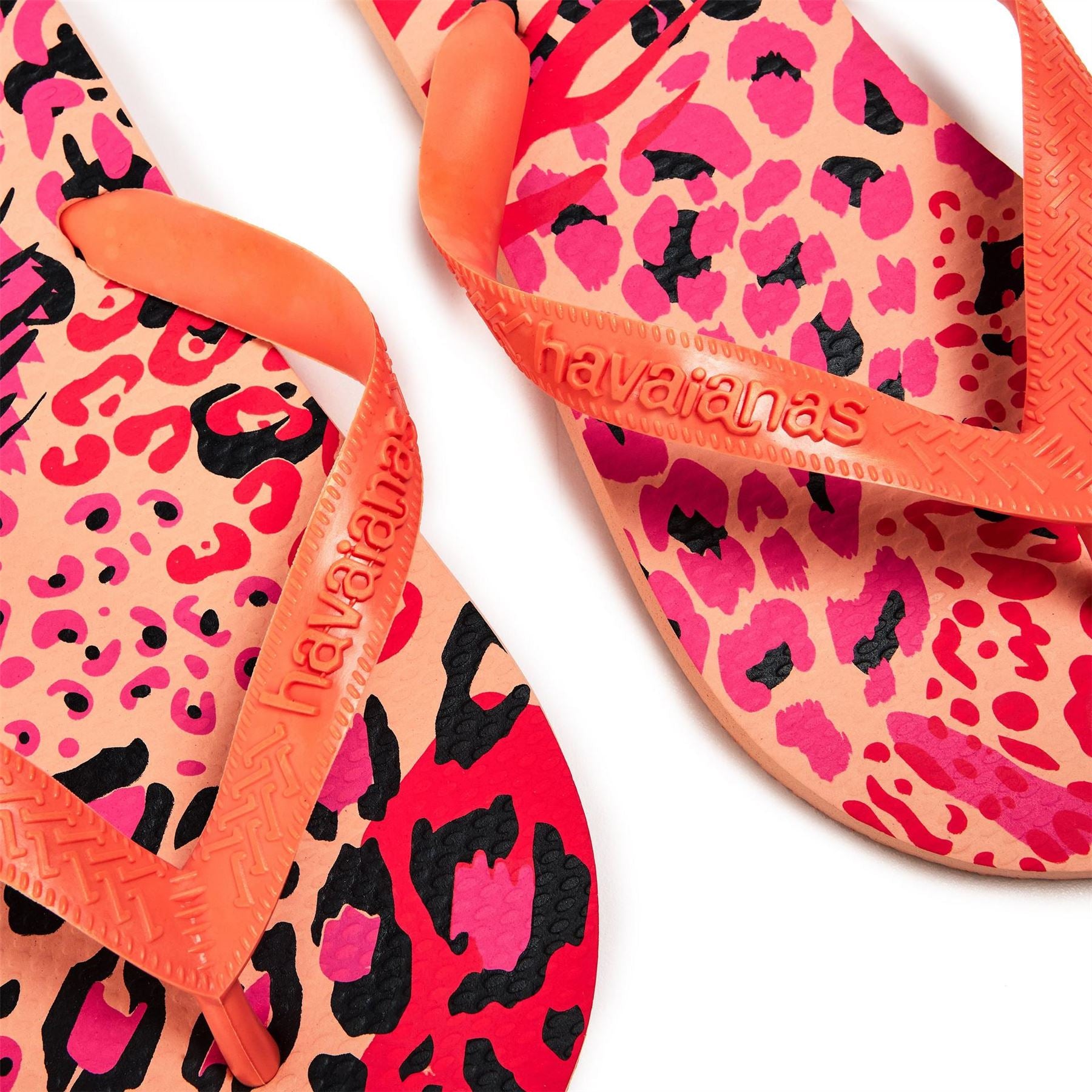 Havaianas Leopard Patterned Flip Flops Sandals