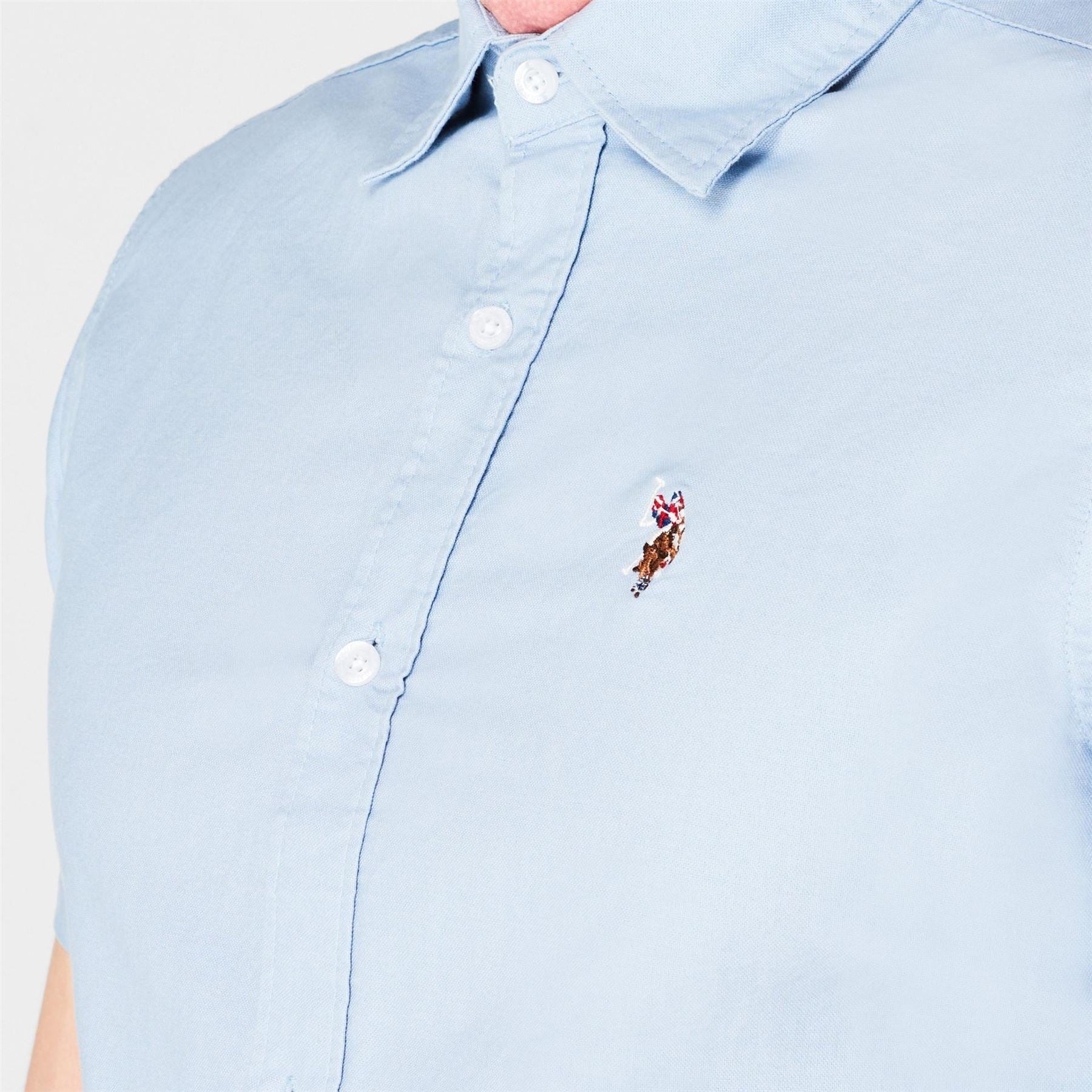 US Polo Assn Mens Polo Oxford Short Sleeve Shirt