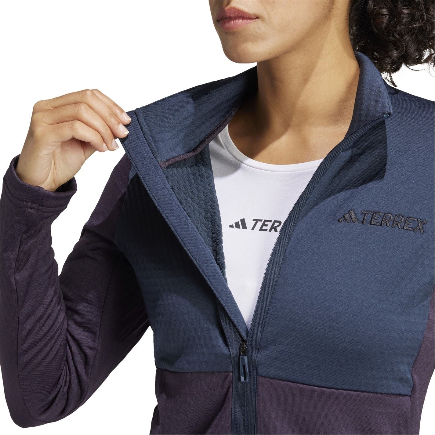 adidas Womens Terrex Multi Light Fleece Full Zip Jacket