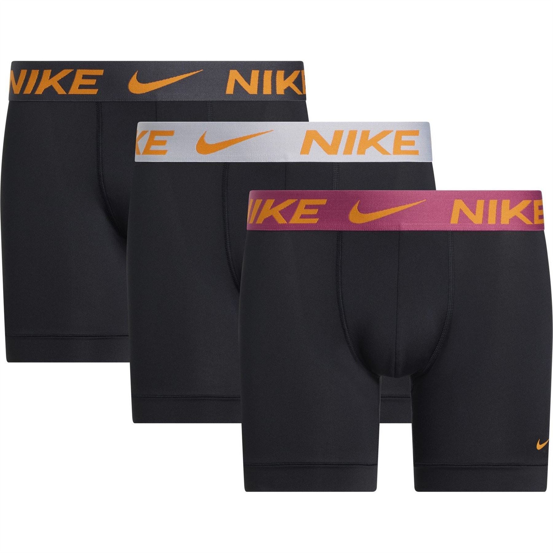Nike Mens 3 Pack Dri Fit Boxer Shorts