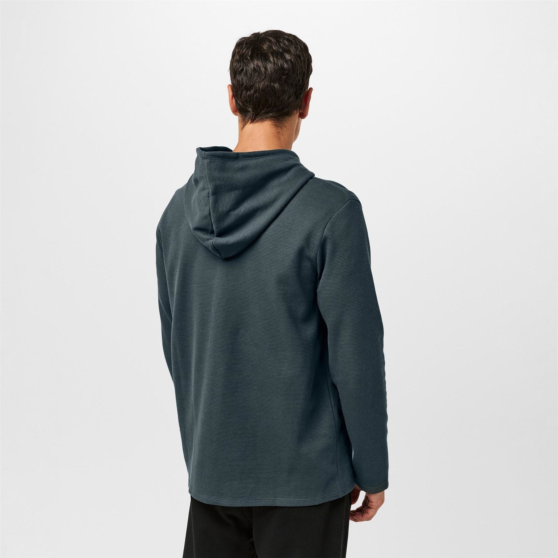 Boss BOSS Bodywear Waffle Loungewear Hoodie with Logo Detail