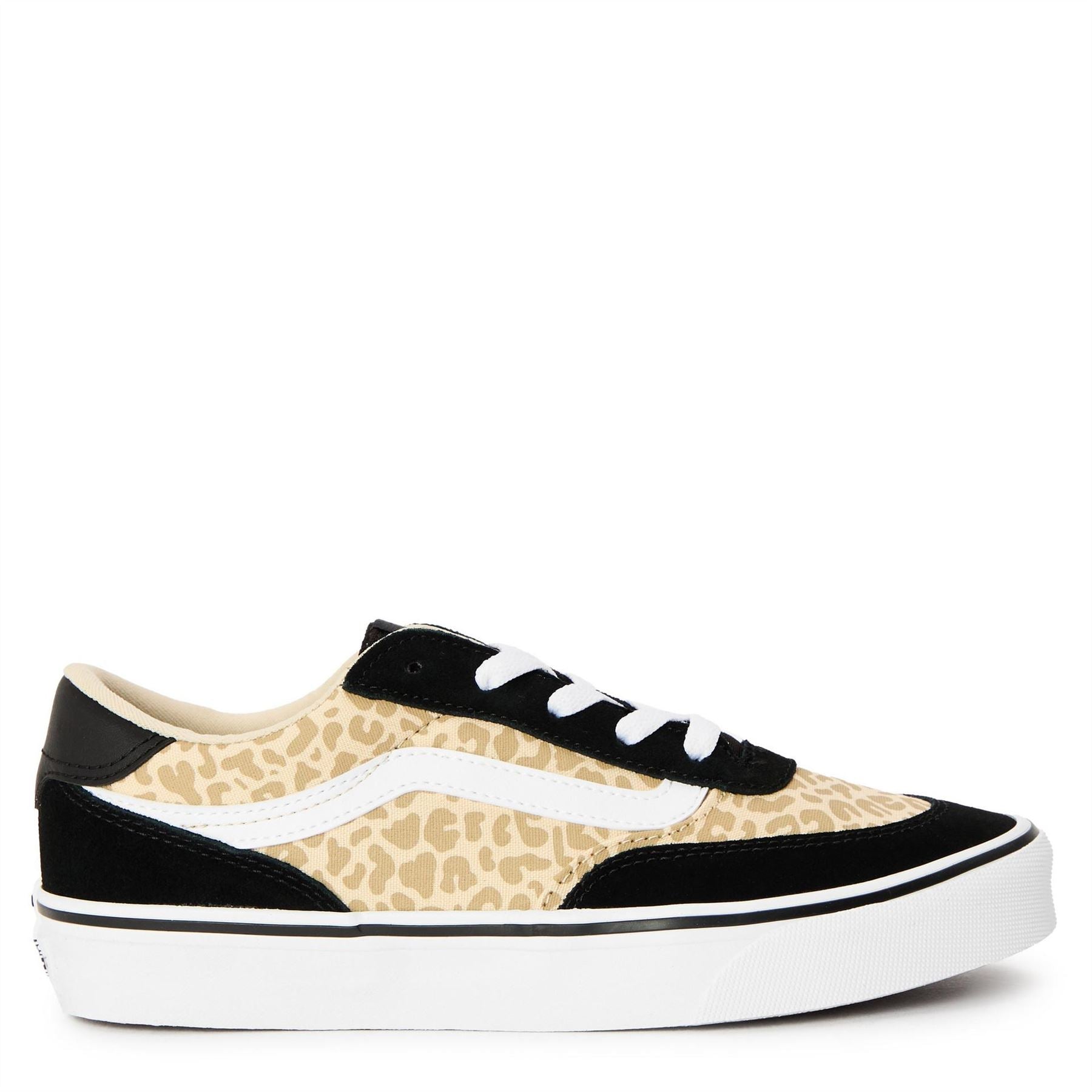Vans Juniors Canvas Low Top Lace-Up Sneakers