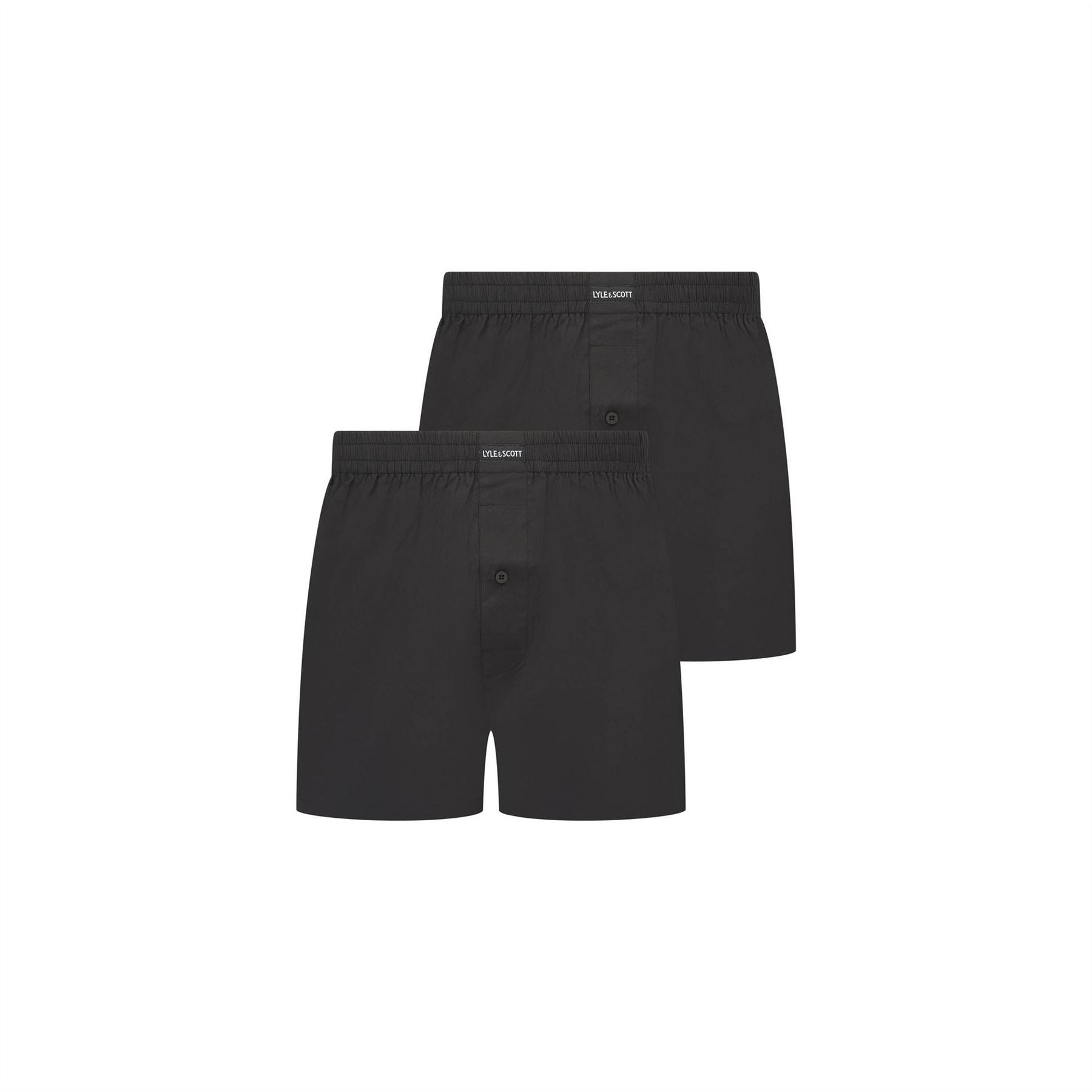Lyle and Scott 2 Pack Woven Boxer Shorts