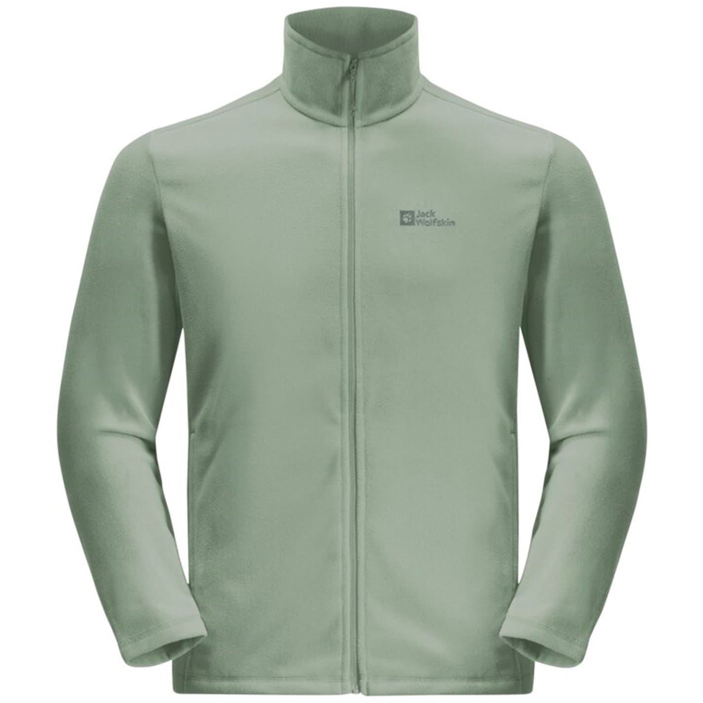 Jack Wolfskin Taunus Solid Patterned Full Zipper Fleece Jacket