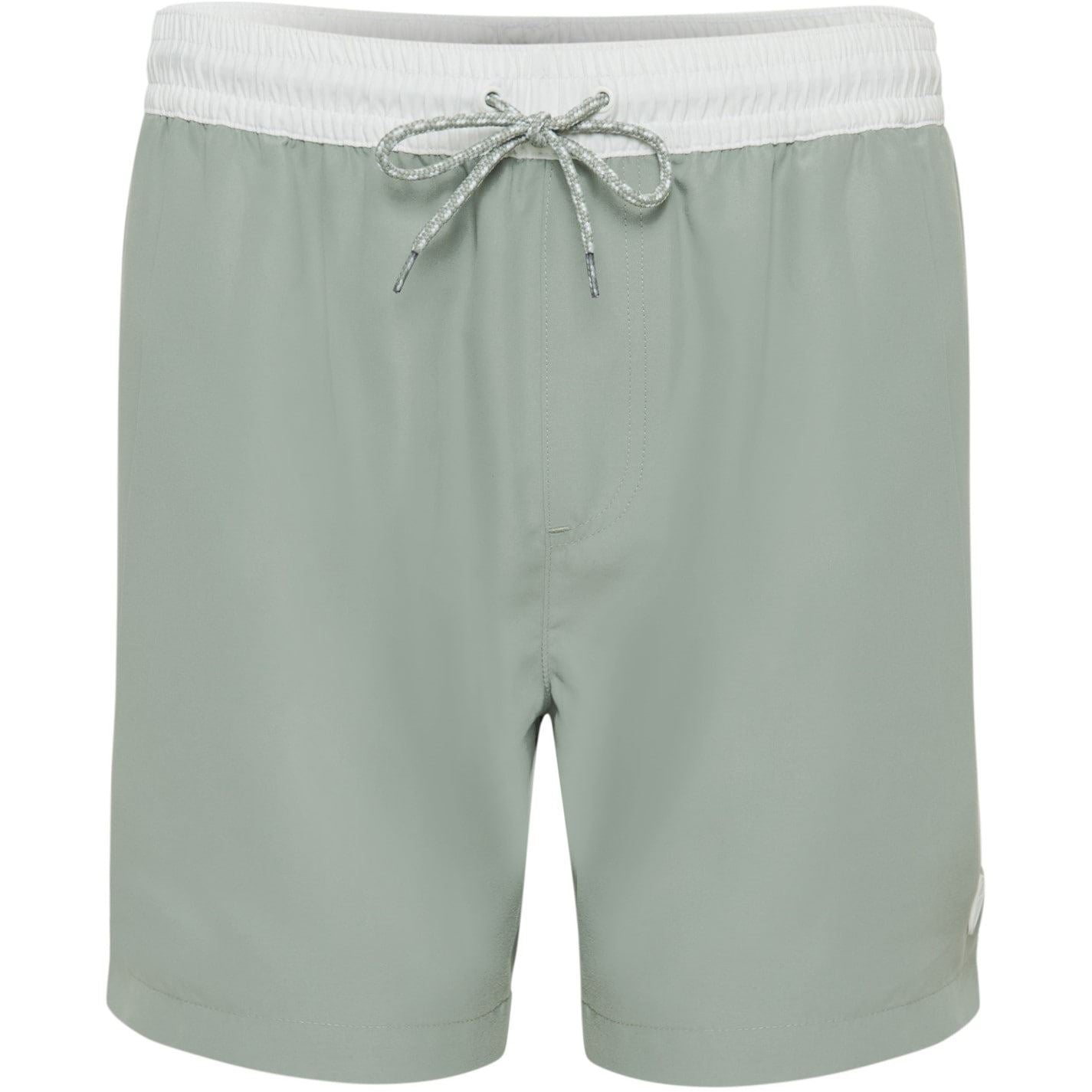 Threadbare Plunging Neck Regular Fit Swim Shorts