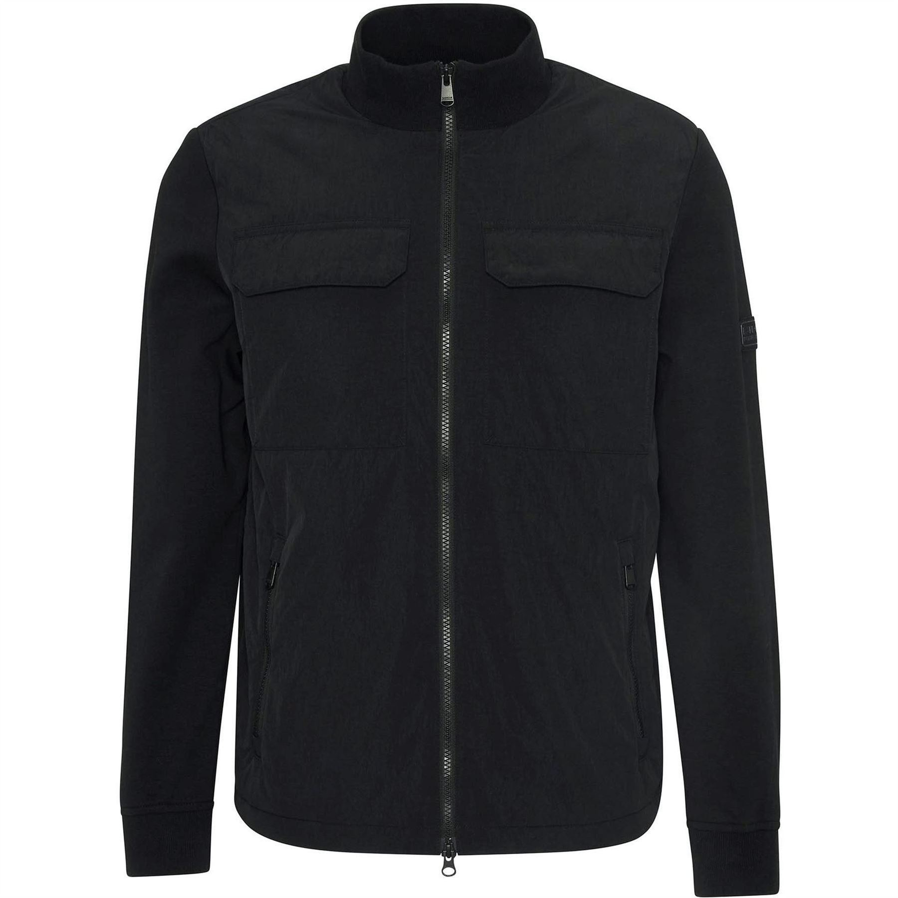 Barbour International Quilted Sweater Jacket