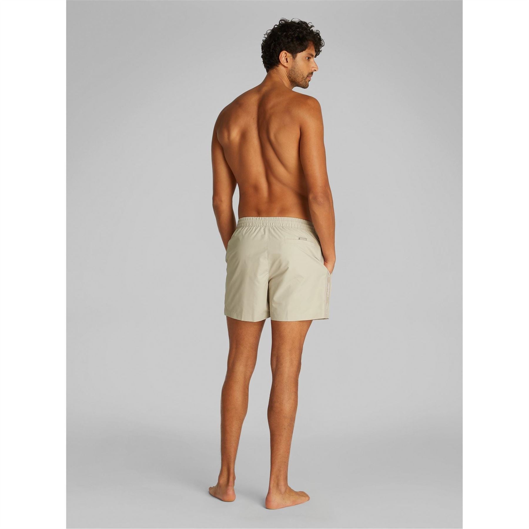 Calvin Klein Mens Tape Swim Shorts
