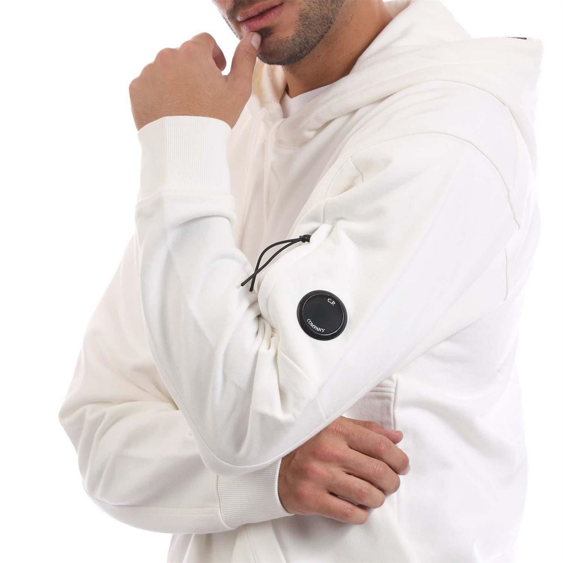 CP Company Raised Fleece Lens Hoodie
