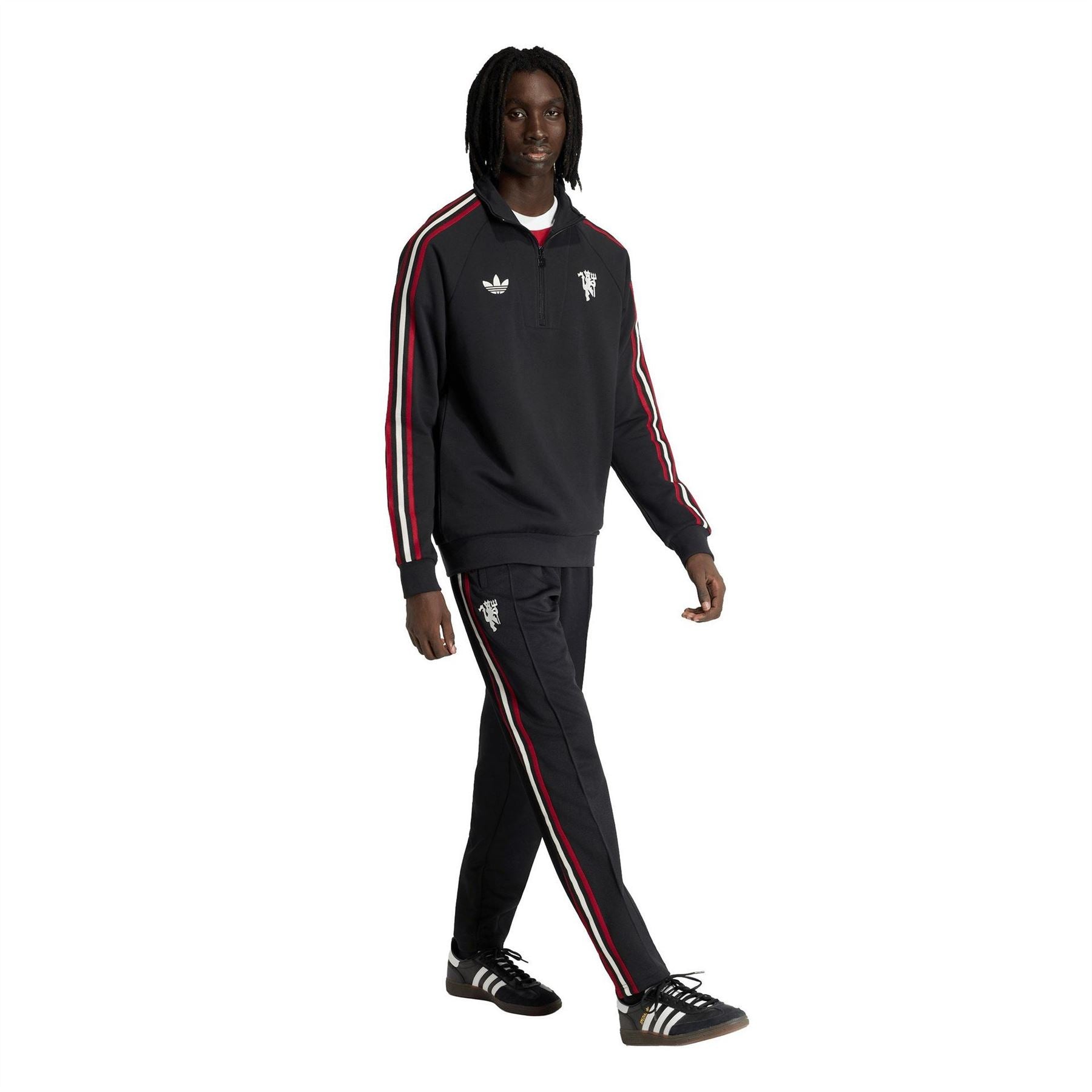 adidas Manchester United Originals Half Zip Jumper