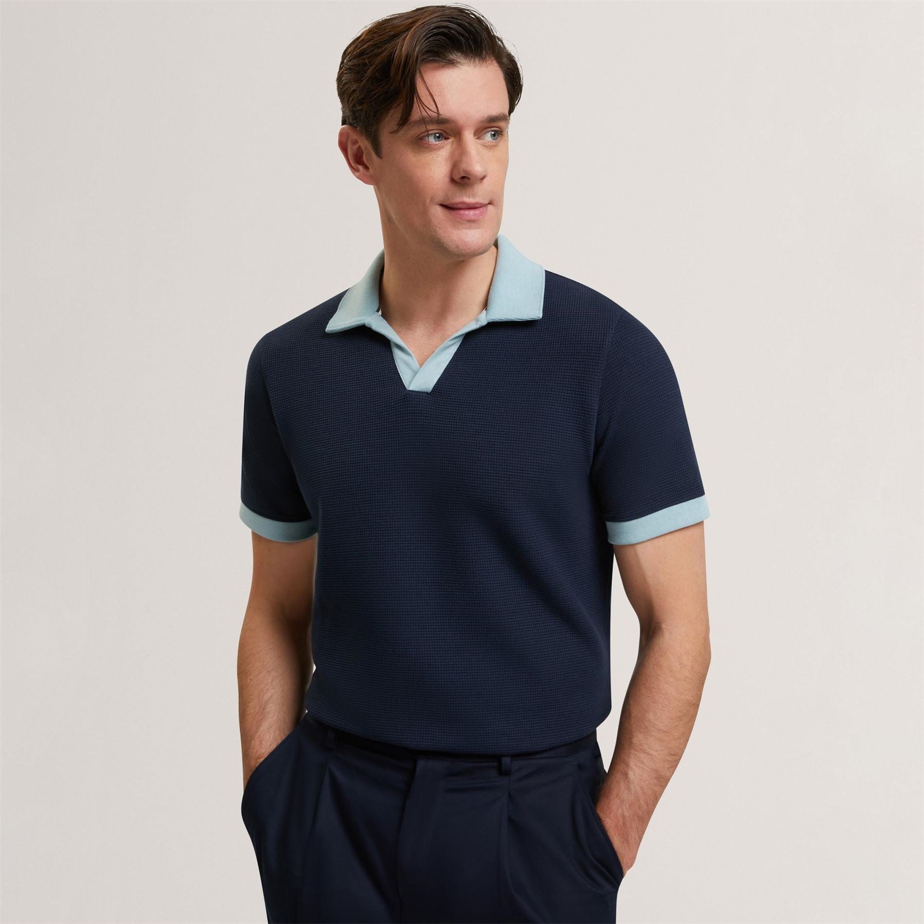 Ted Baker Ss Txtopnnk Polo Sn62