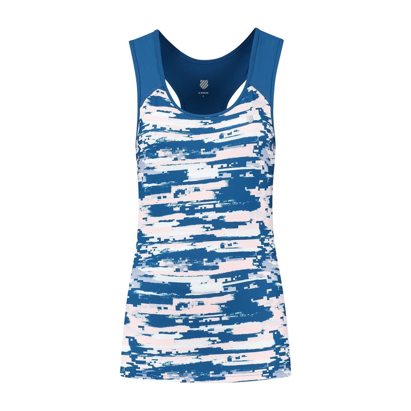 K Swiss Swiss Scoop Neck Slim Fit Tank