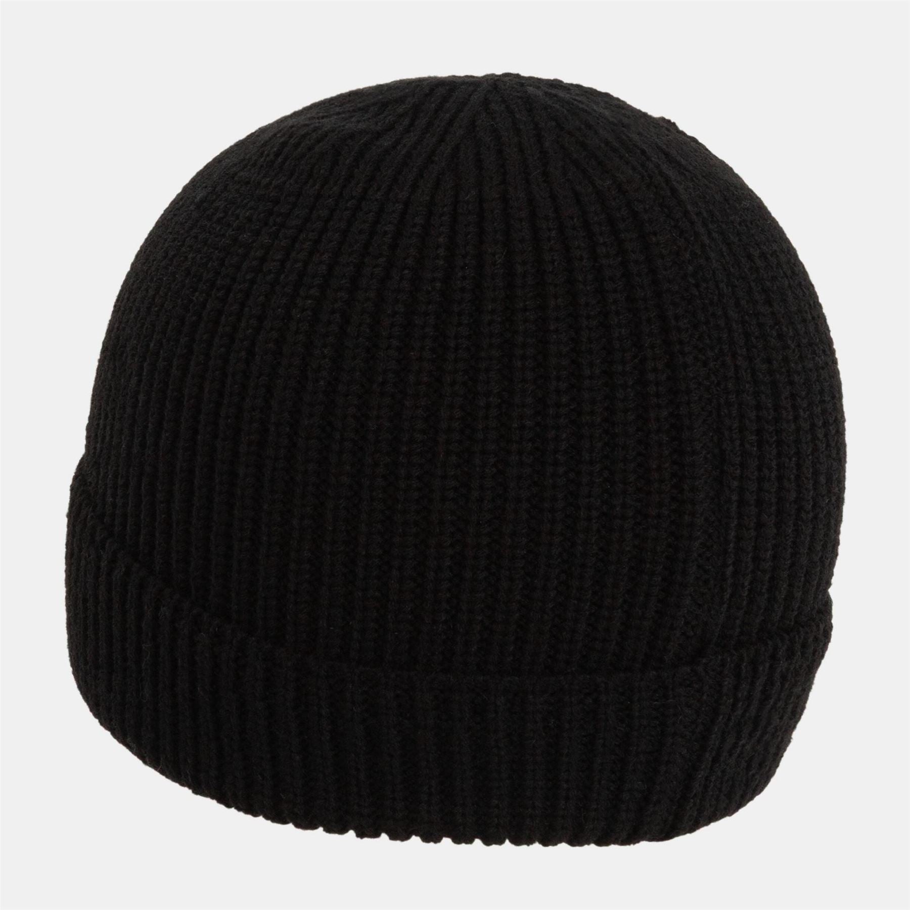Pretty Green Adjustable Cuff Beanie With a Ribbed Pattern