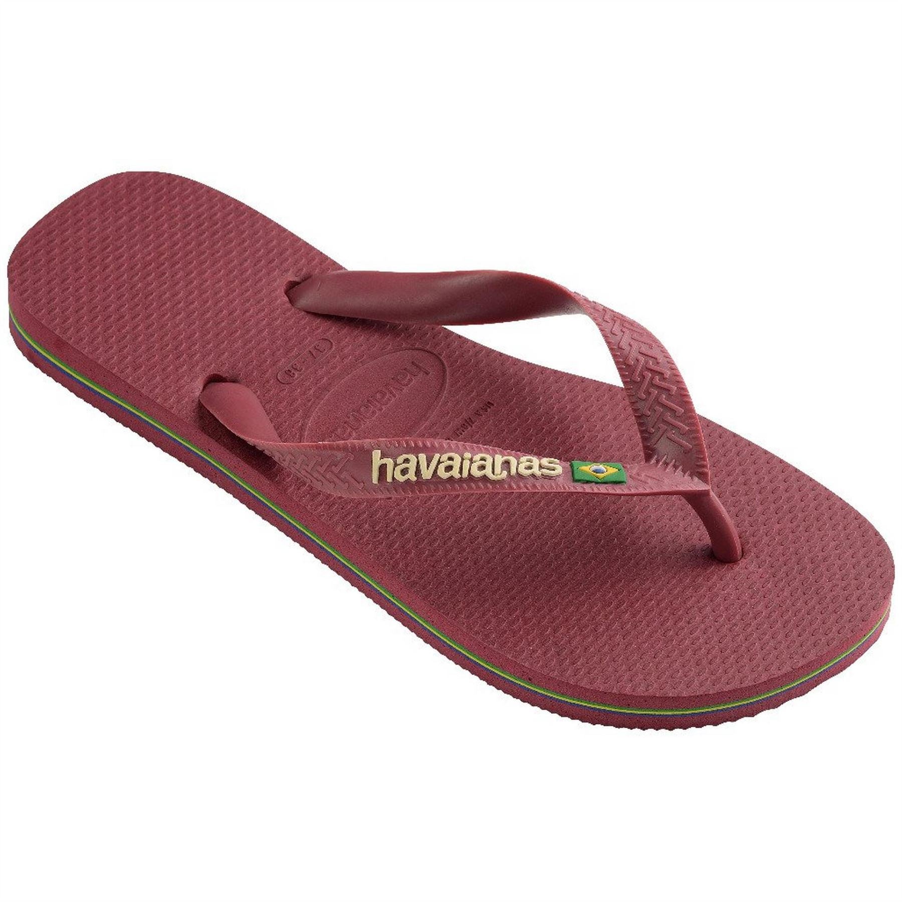 Havaianas Brasil Logo Flip Flops
