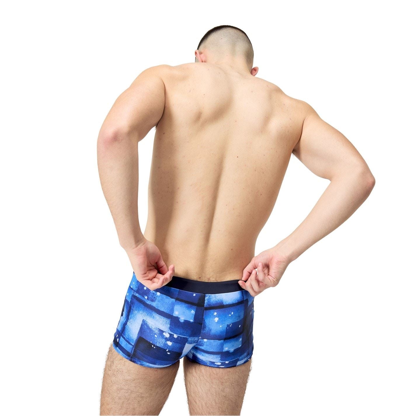 Speedo Valmilton Abstract Patterned Swim Trunk