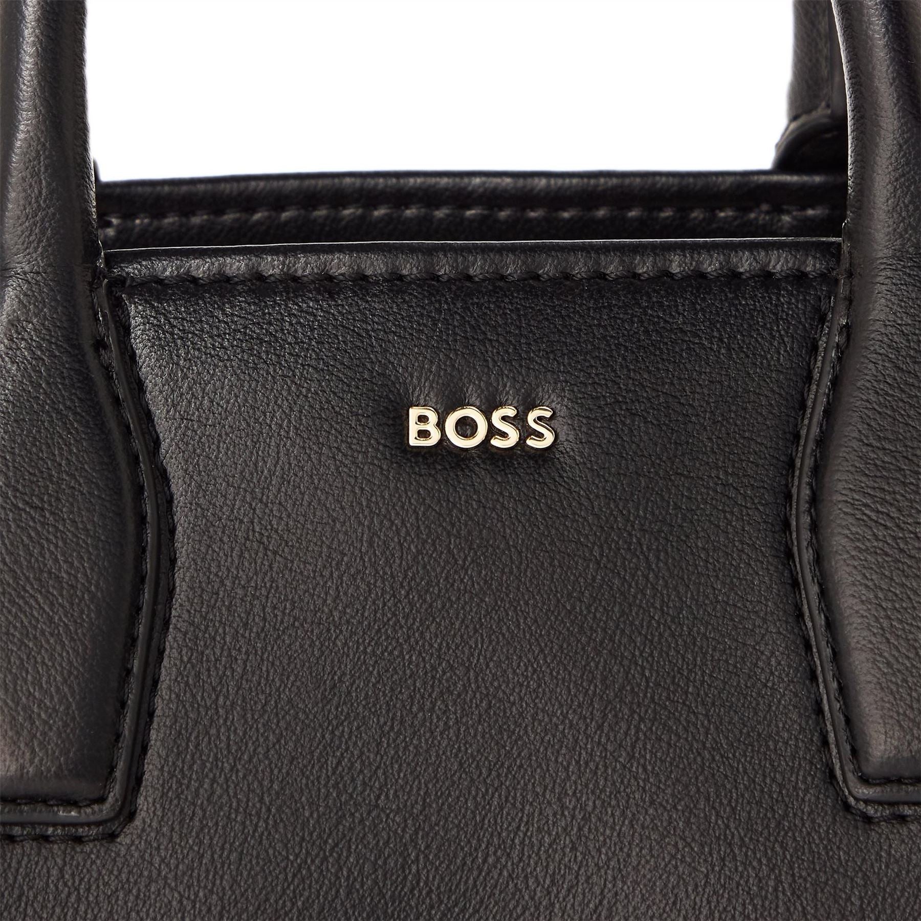 Boss Sandy Med Rectangle Shaped Tote with Silver Tone Hardware