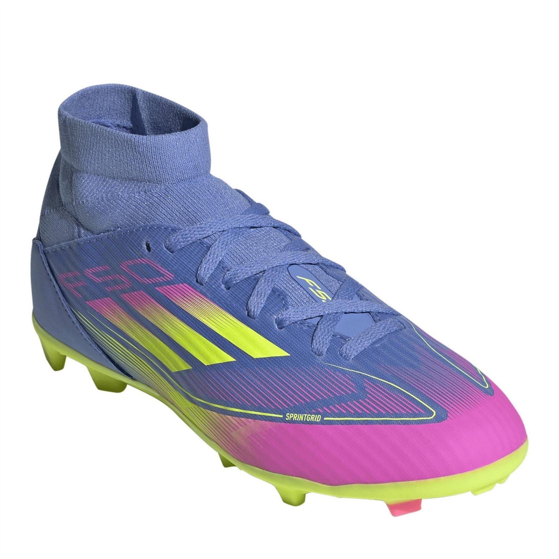 adidas F50 League Mid Childrens Firm Ground Football Boots