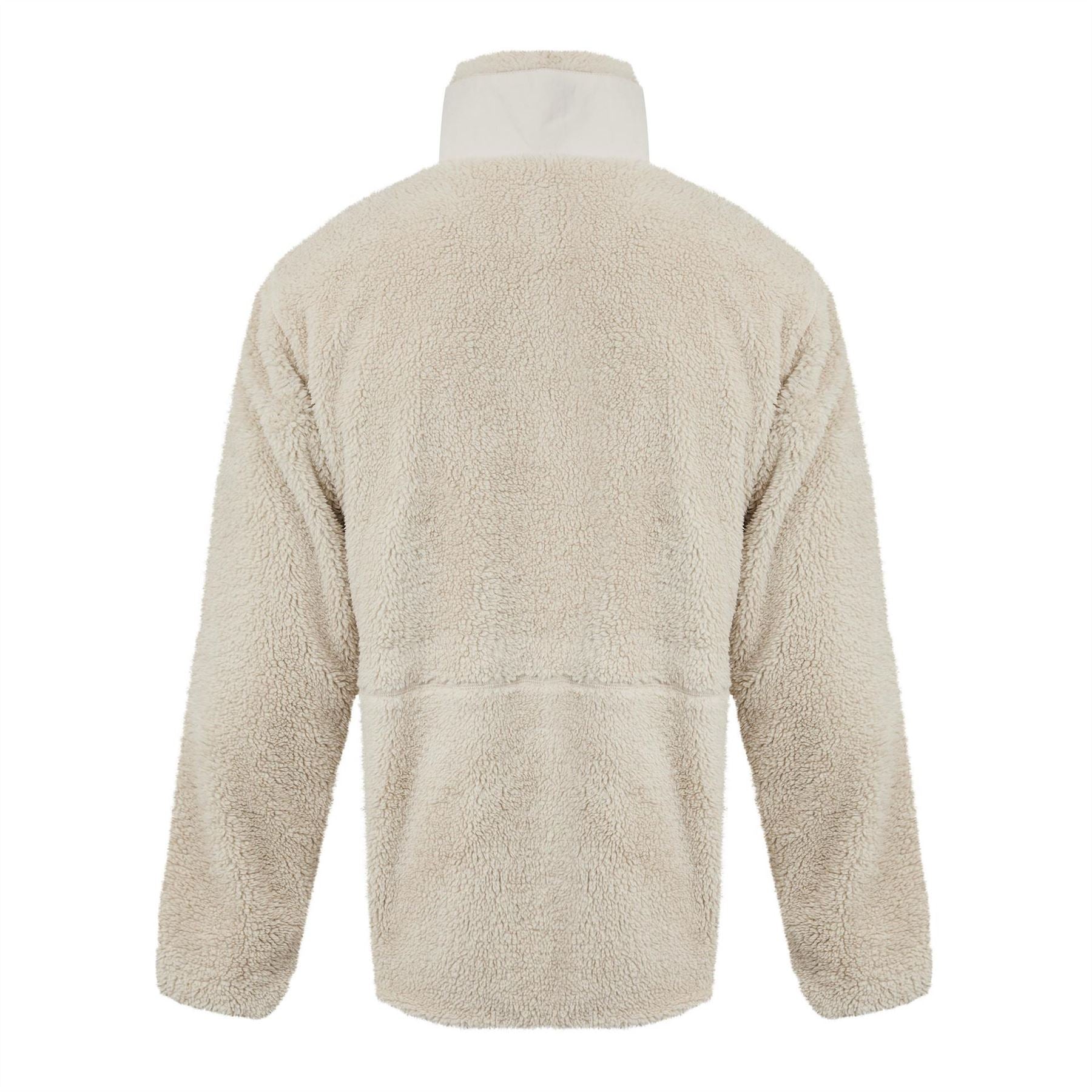Pretty Green Wonderwall Borg High Neck Fleece Jacket