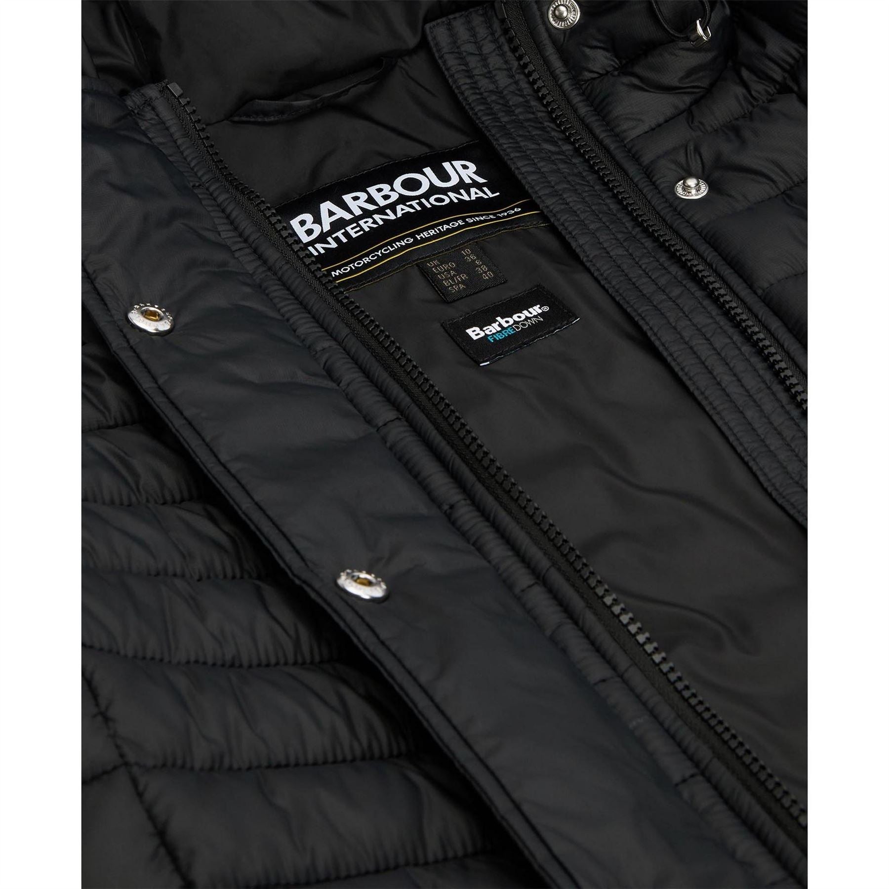 Barbour International Longline Jada Puffer Jacket