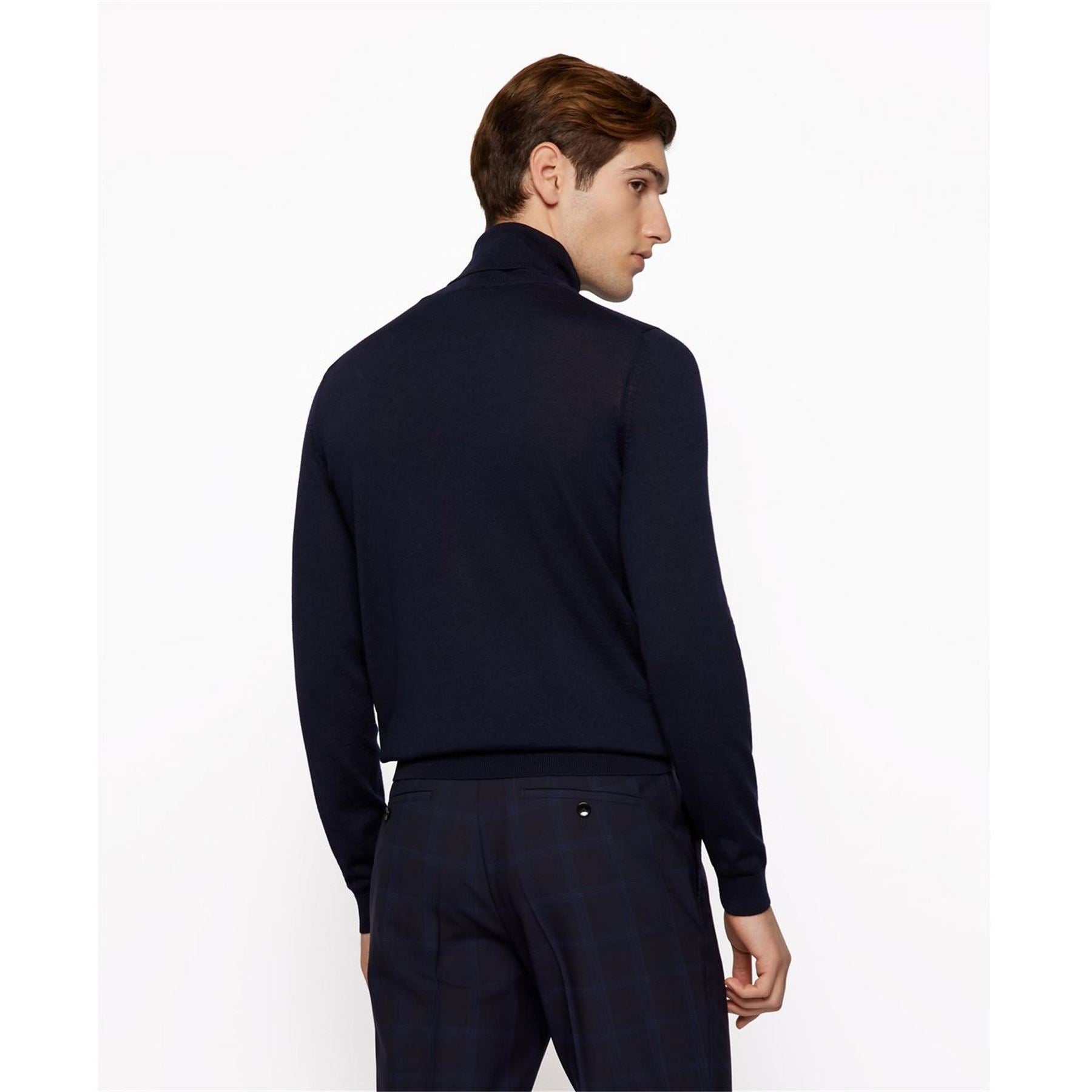 Boss Turtle Neck Long Sleeve Regular Fit Sweater