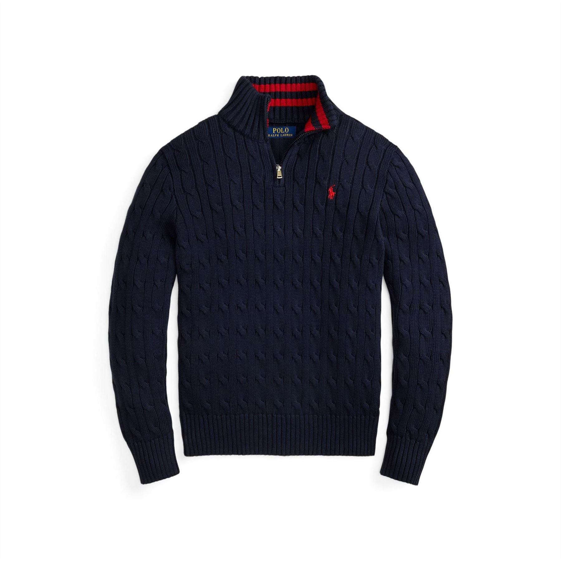 Polo Ralph Lauren Quarter Zip Knitted Top