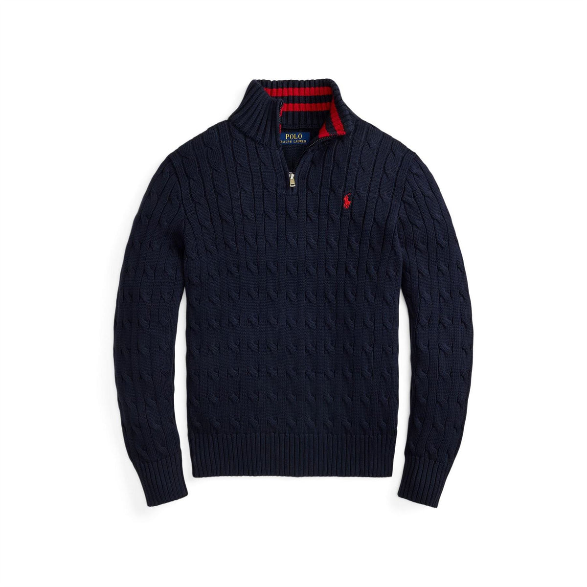 Polo Ralph Lauren Quarter Zip Knitted Top