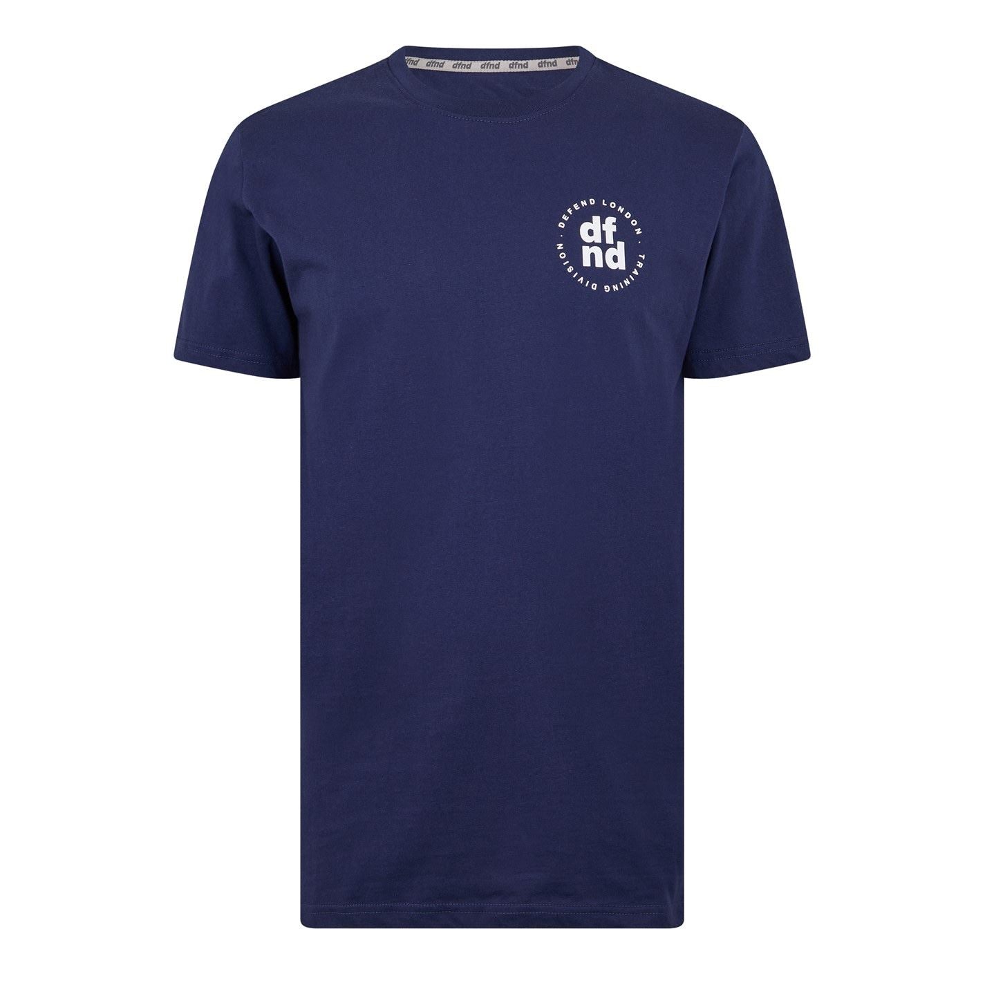 DFND London 2 Pack Regular Fit Crew Neck T-Shirt