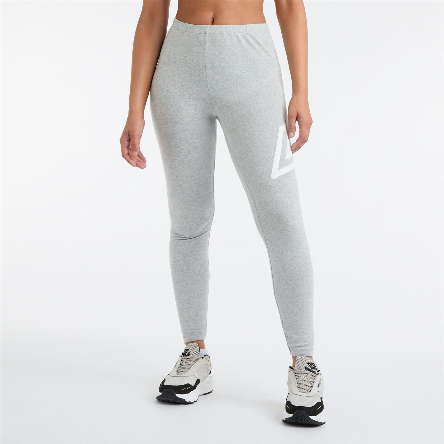 Umbro Logo Solid Patterned Leggings