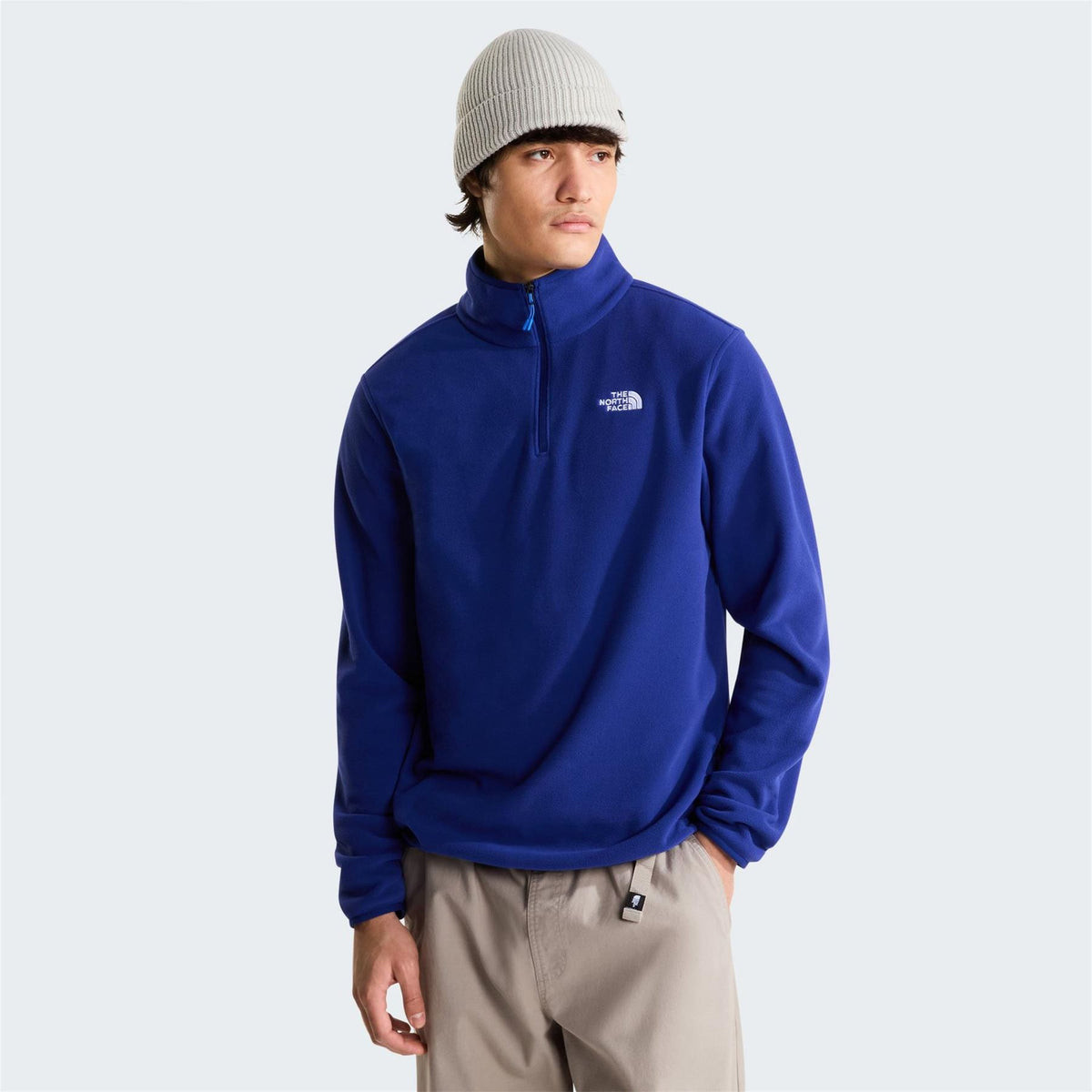 The North Face Mens 100 Glacier Quarter Zip Fleece