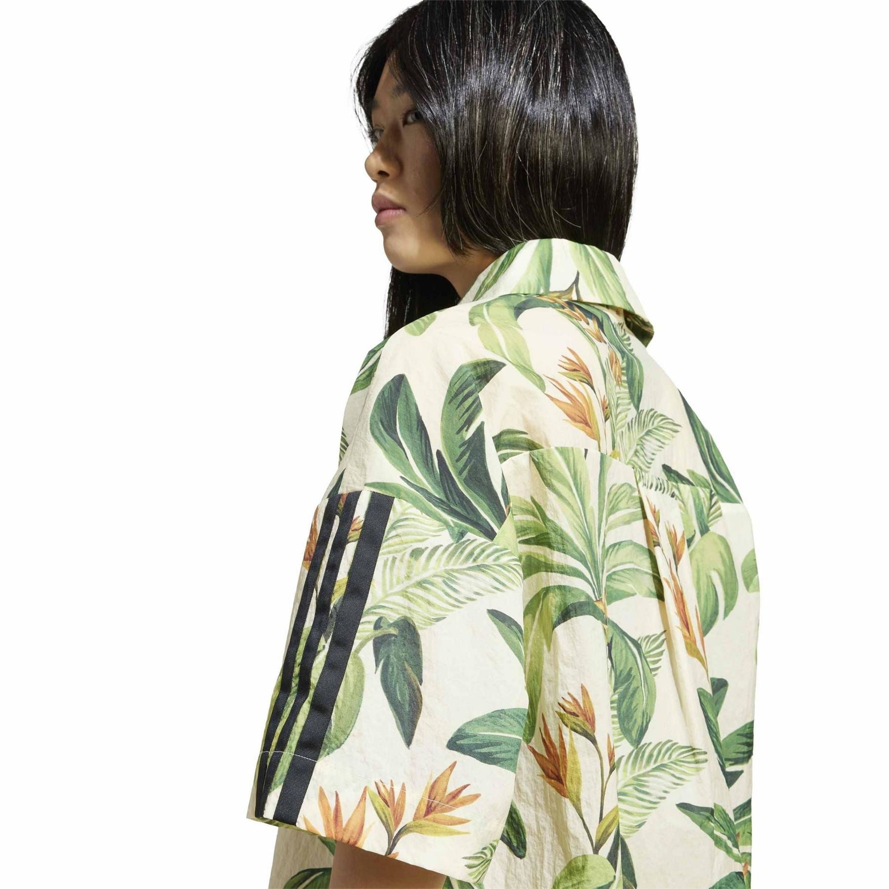 adidas Farm Floral Buddha Collared Short Sleeve Shirt