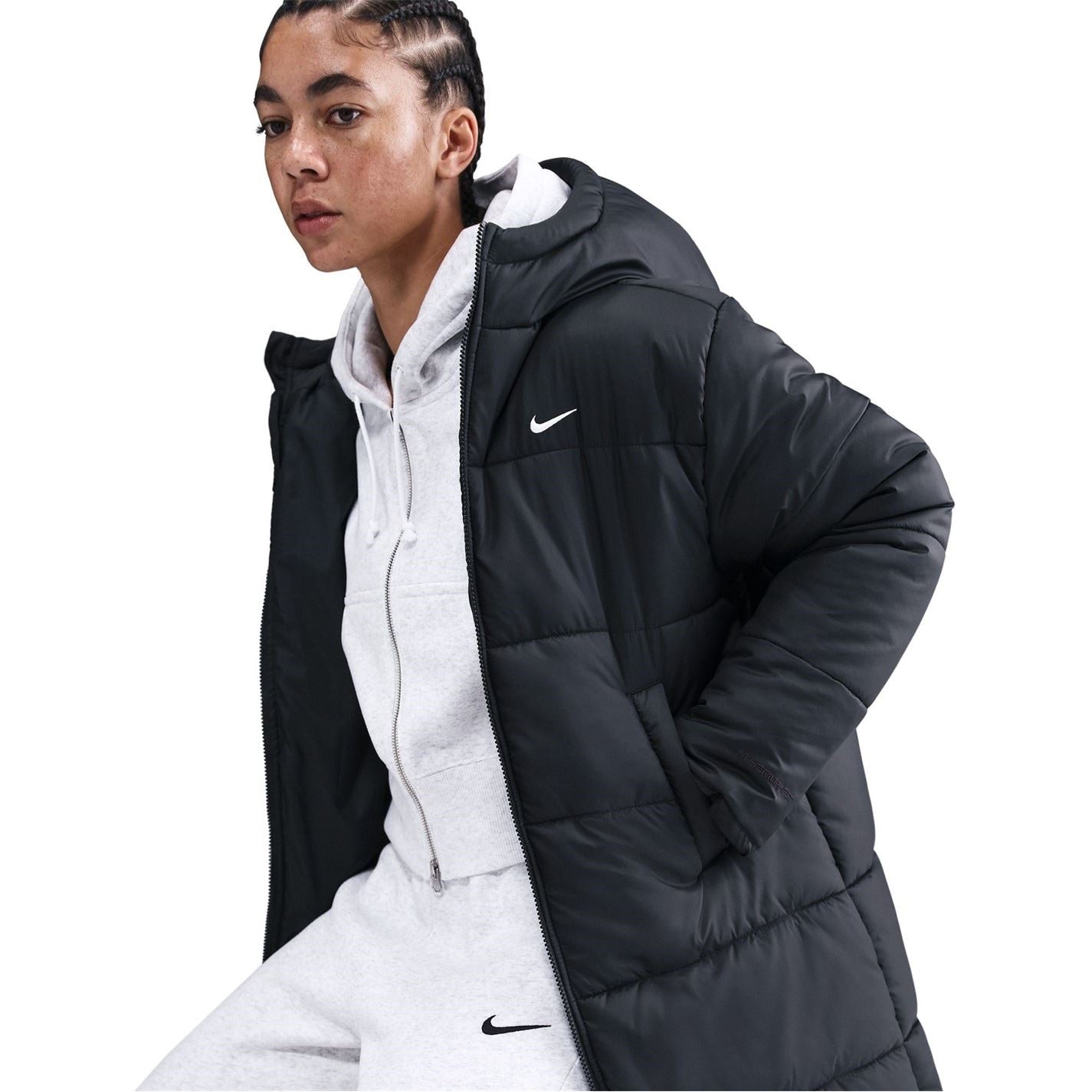 Nike Womens Sportswear Classic Puffer Therma Fit Loose Parka