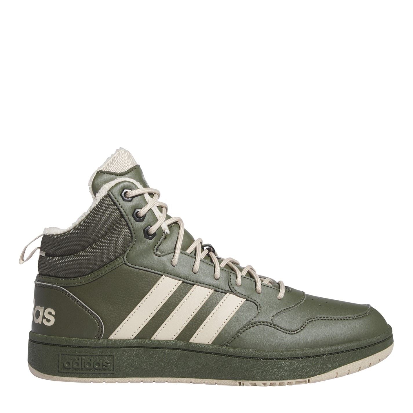 adidas Mens Hoops 3.0 Mid Wtr Basketball Trainers