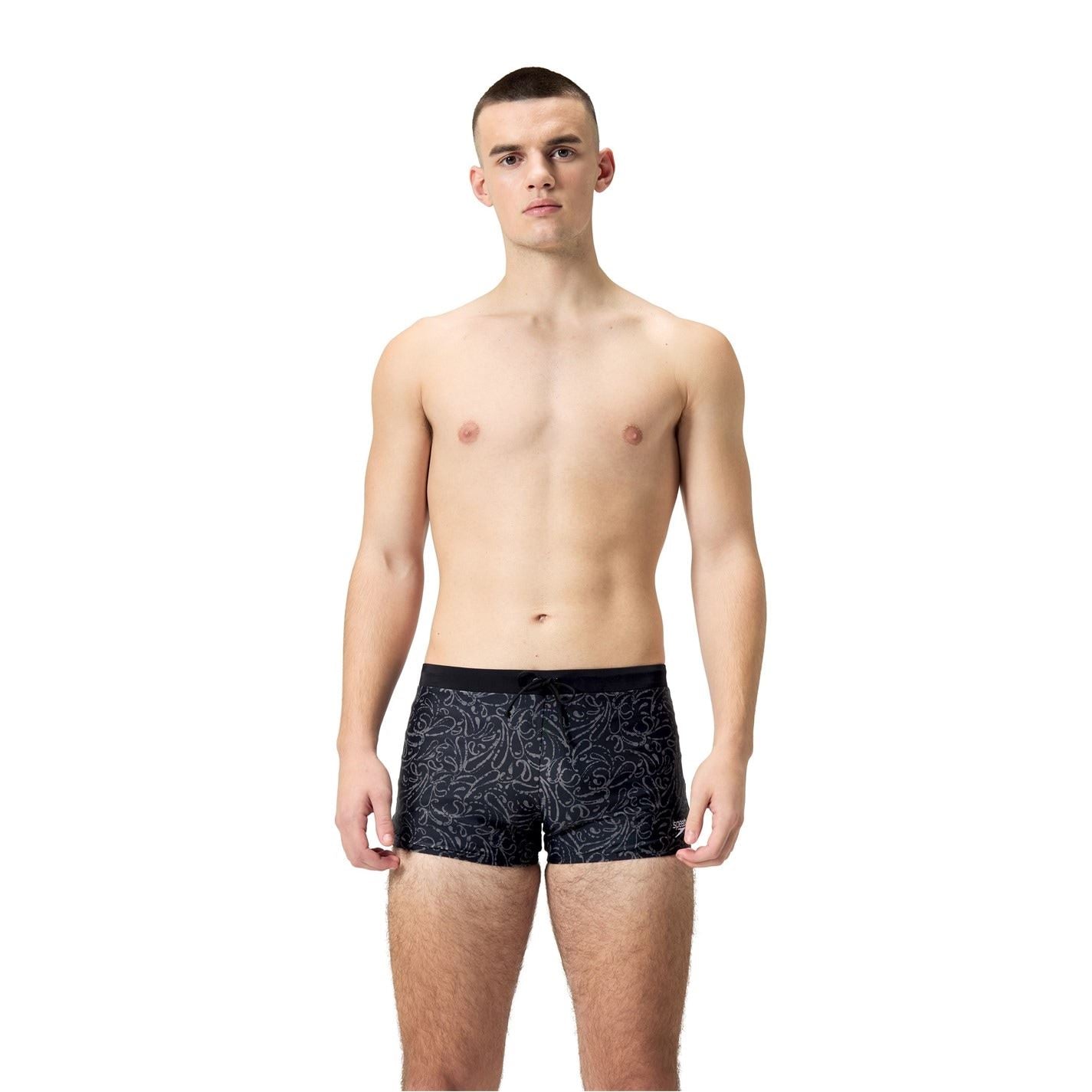Speedo Valmilton Abstract Patterned Swim Trunk