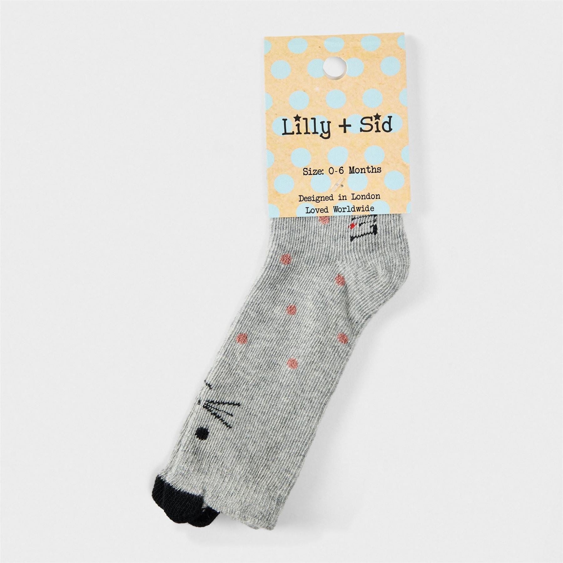 Lilly and Sid Cat Knee High Socks