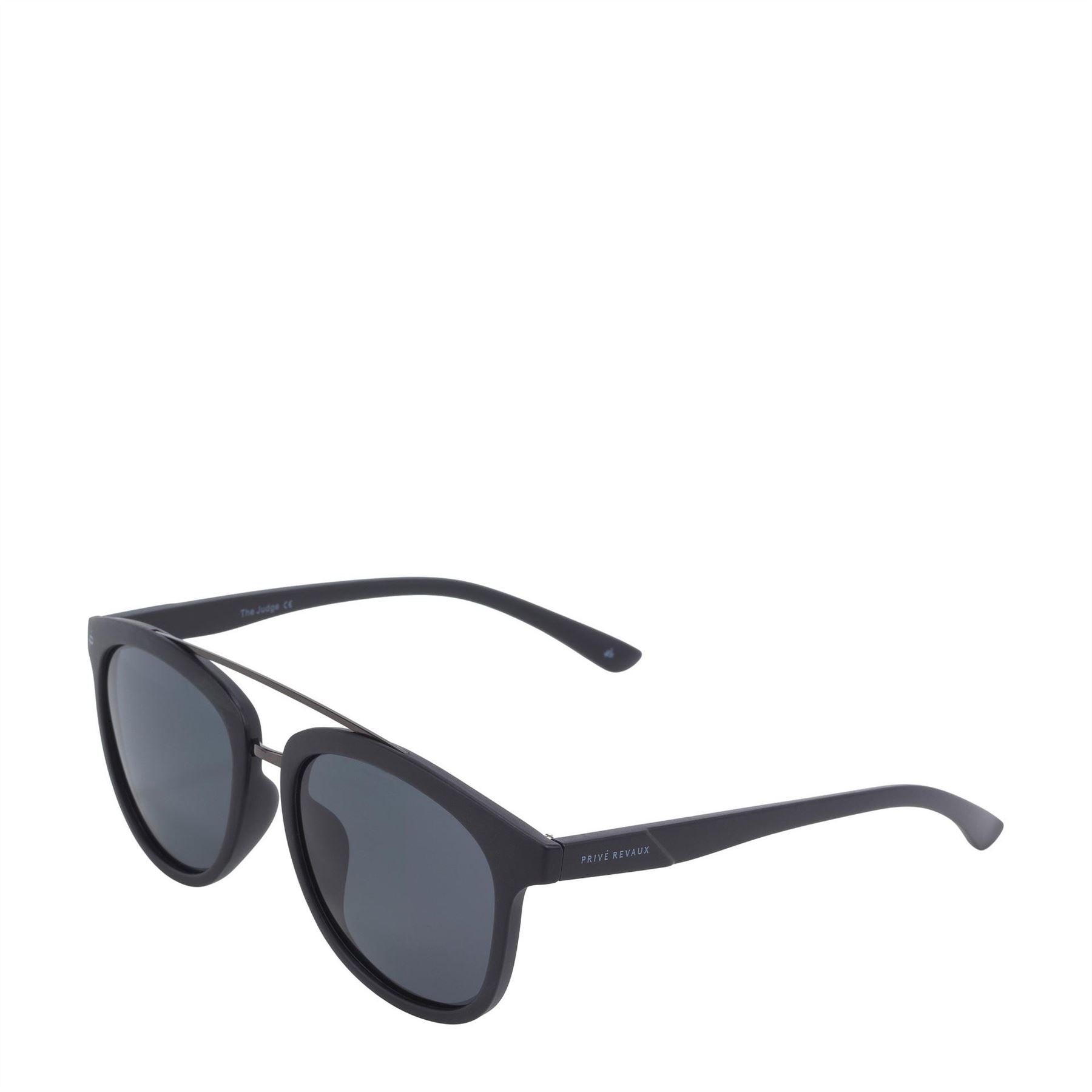 Prive Revaux R The Judge Rectangle Full Rim Sunglasses