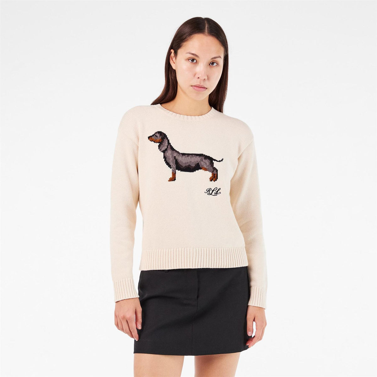 Lauren by Ralph Lauren Crew Neck Long Sleeve Regular Fit Sweater