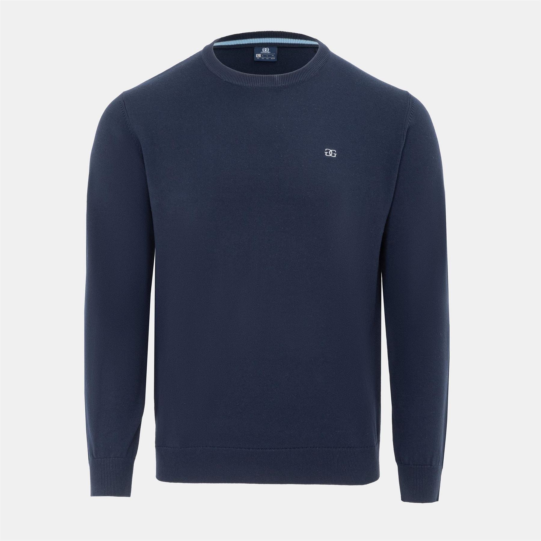 Giorgio Mens Crew Neck Sweater Knit