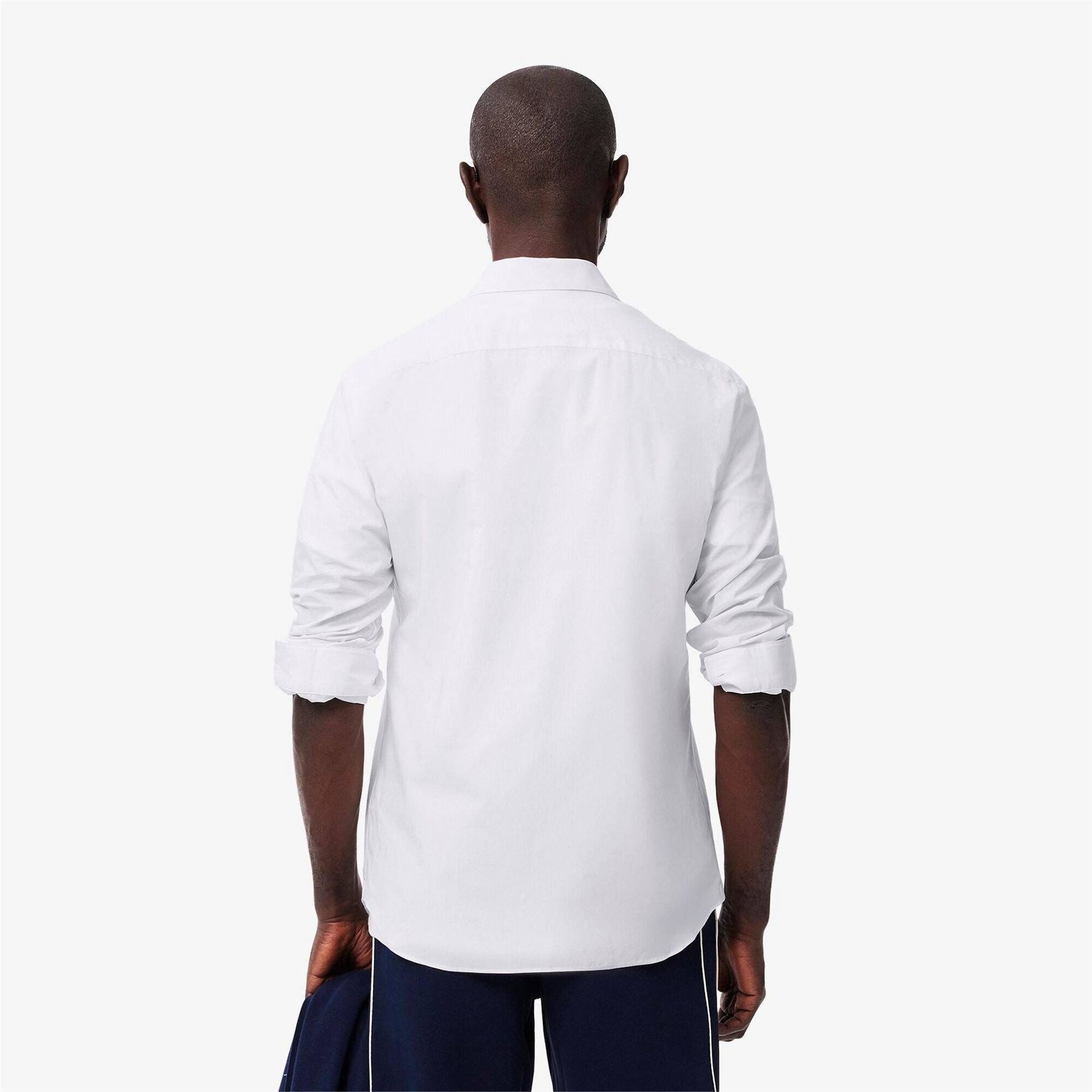 Lacoste Crocodile Print Slim Fit Long Sleeve Cuff Shirt