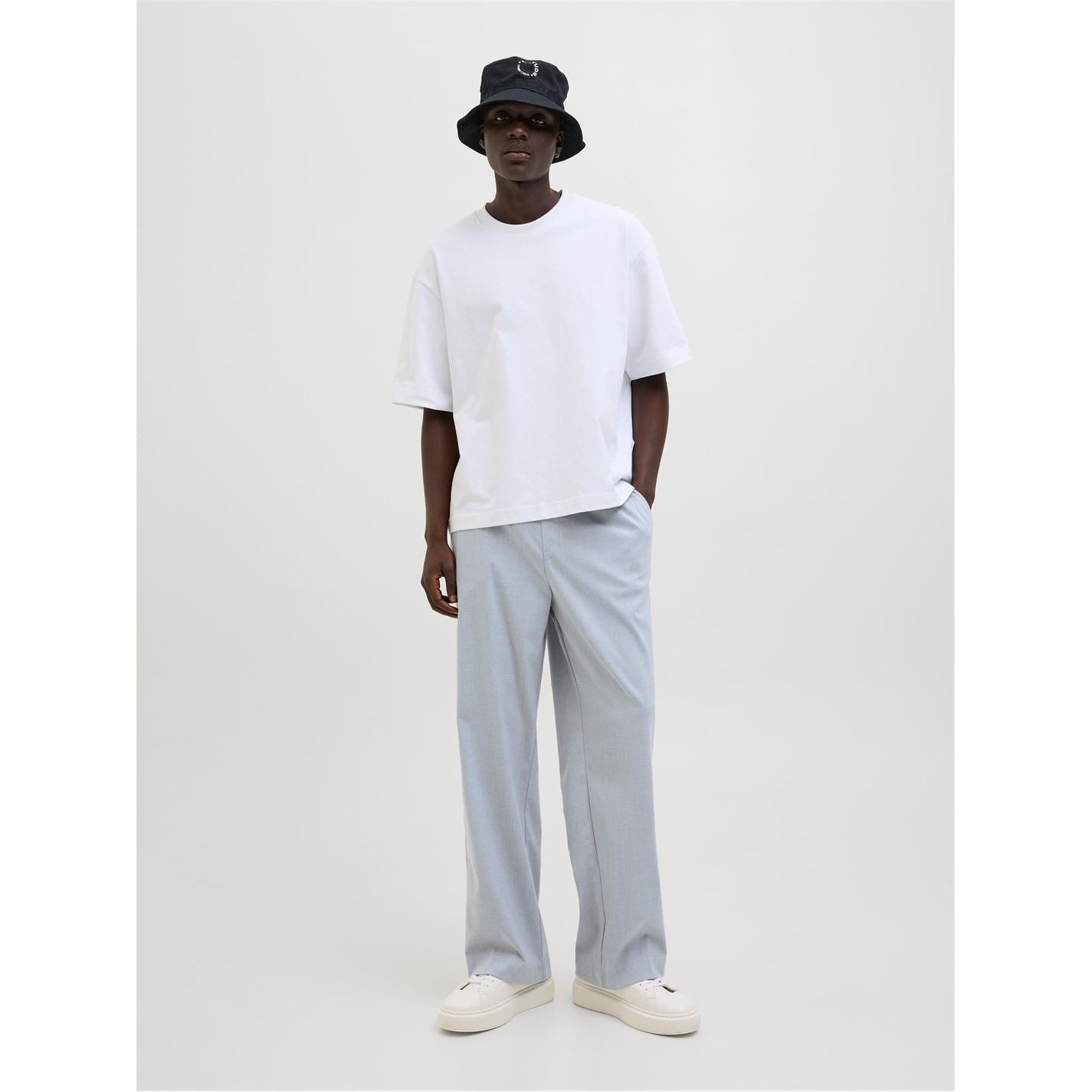 Jack and Jones Bill Solid Patterned Wide Leg Joggers