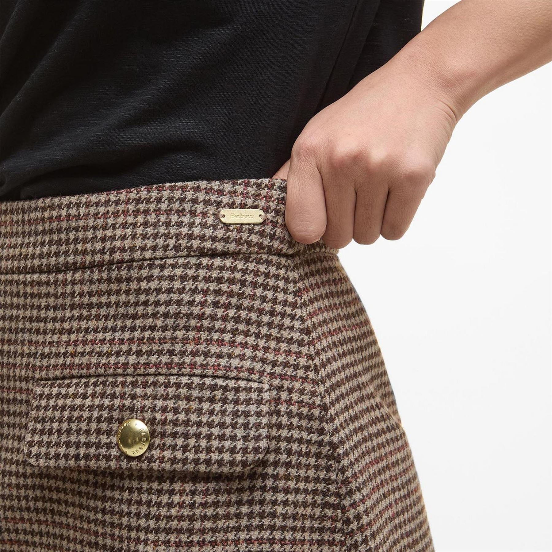 Barbour Mini Wool Skirt
