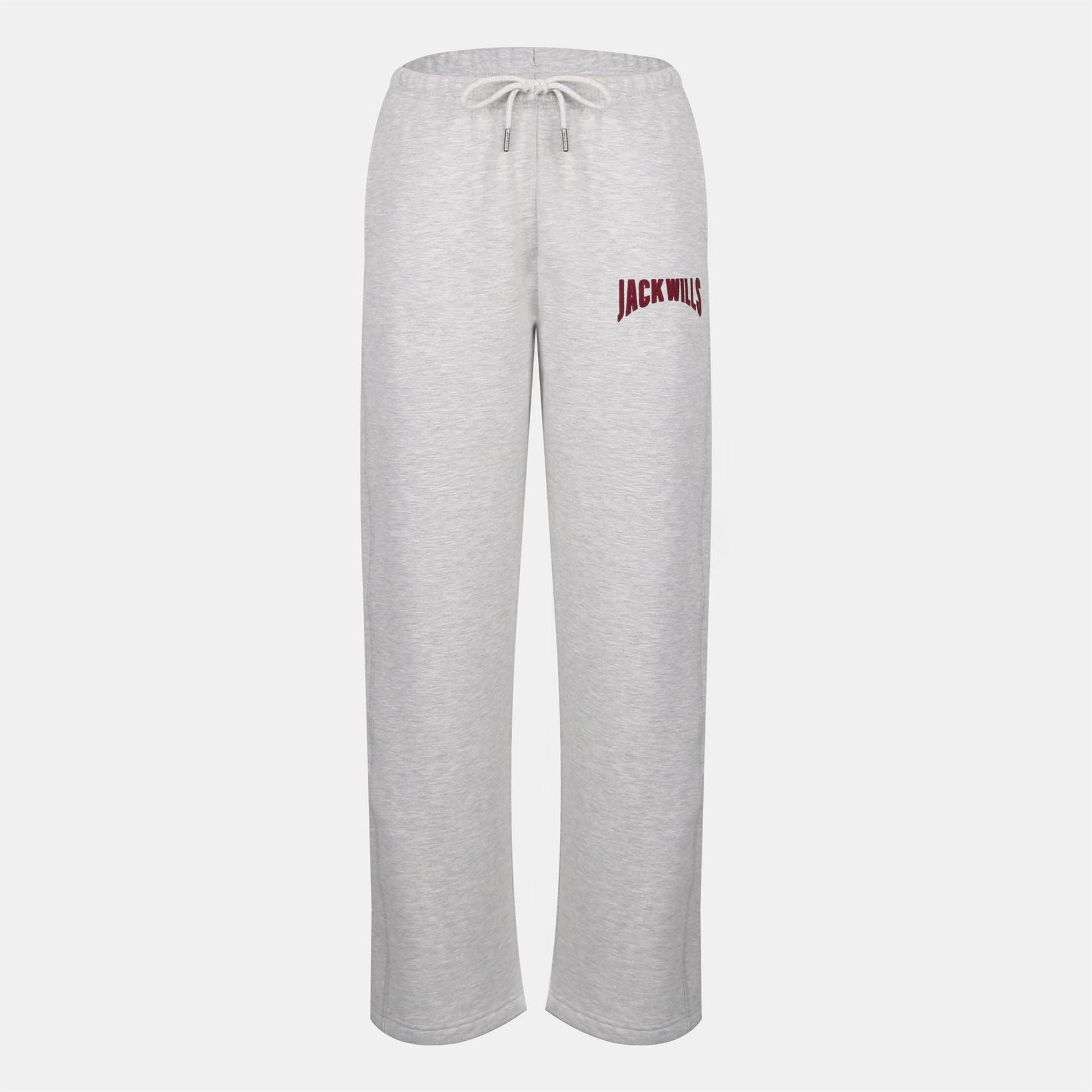 Jack Wills Jw Varsity Open Hem Fleece Joggers