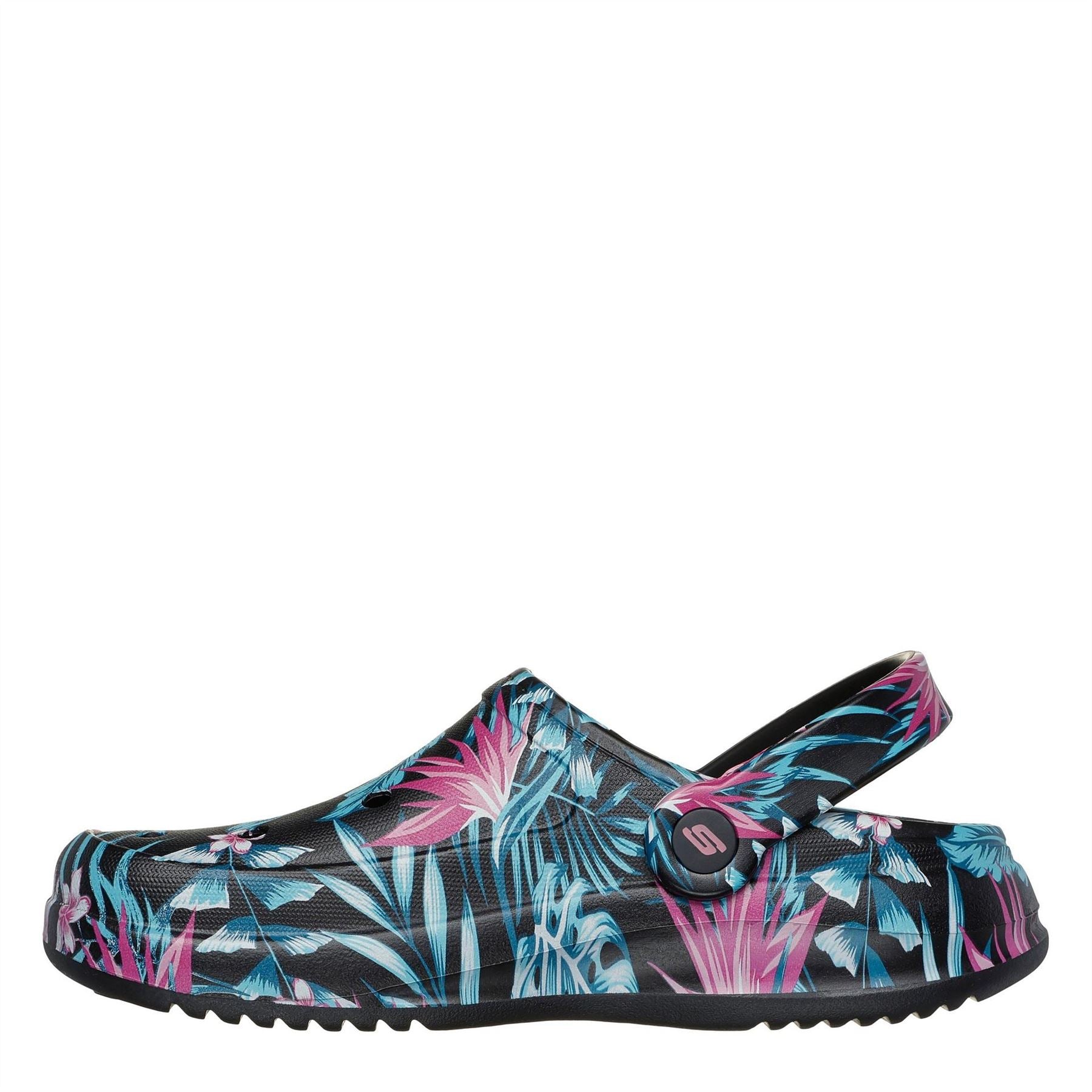 Skechers Archfitwave Closed Toe Leaf Print Shuv Sandals