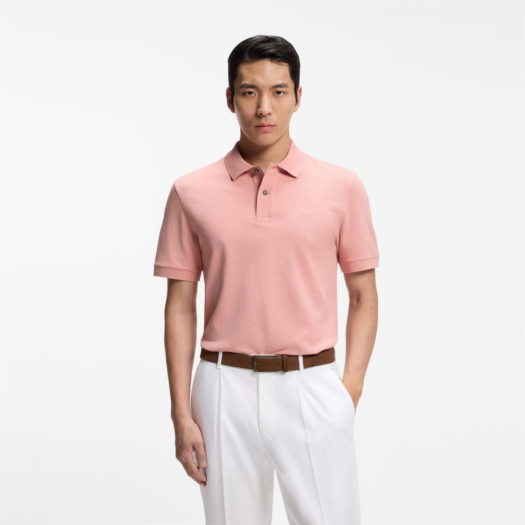 Boss BOSS BLACK Pallas Polo Iconic Logo Embroidered Shirt
