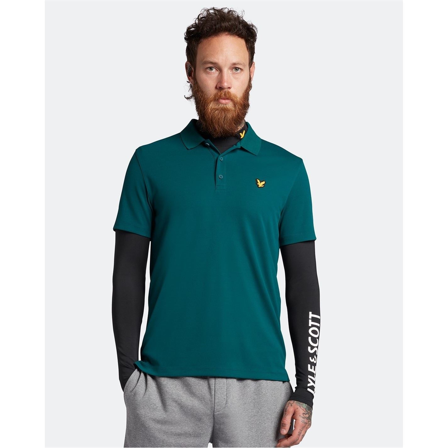 Lyle and Scott Golf Tech Short Sleeve Polo Shirt