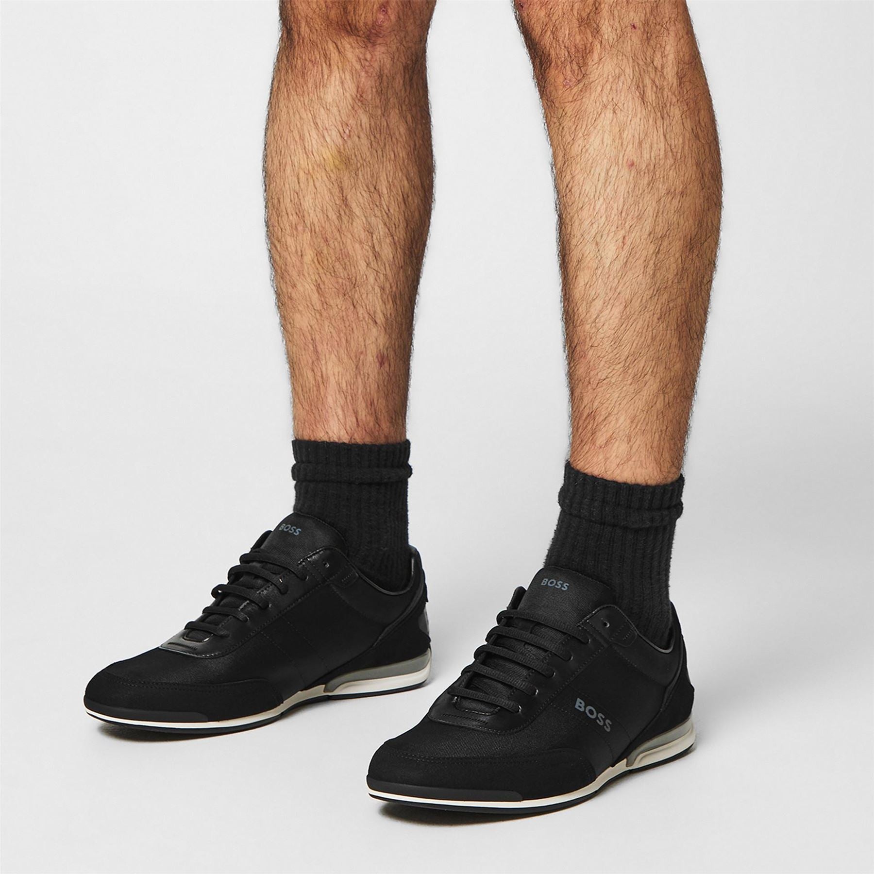 Boss Saturn Low Top Everyday Trainers With Technical Mesh