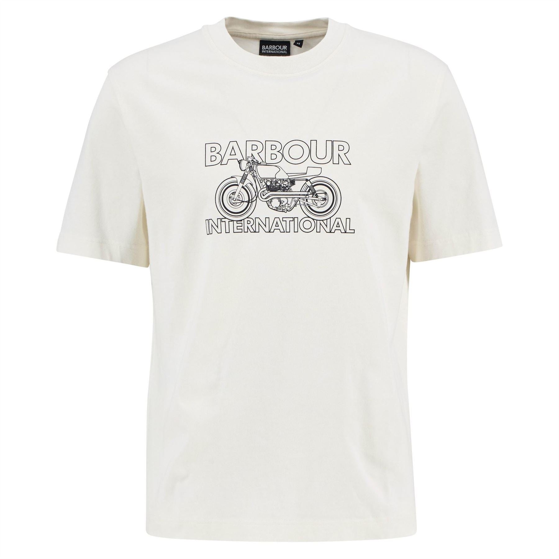 Barbour International Cowl Motorbike Graphic T-Shirt