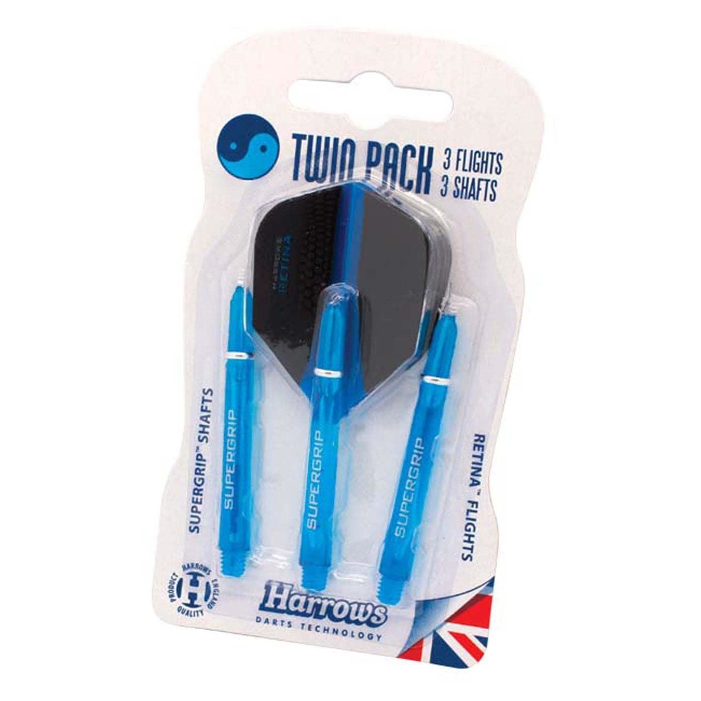 Harrows Darts Supergrip Twin Pack Set