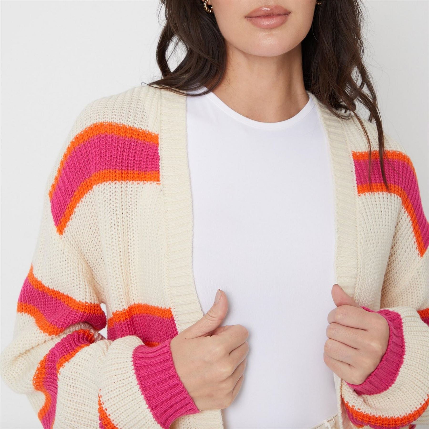 Be You Stripe Relaxed Fit Sweater