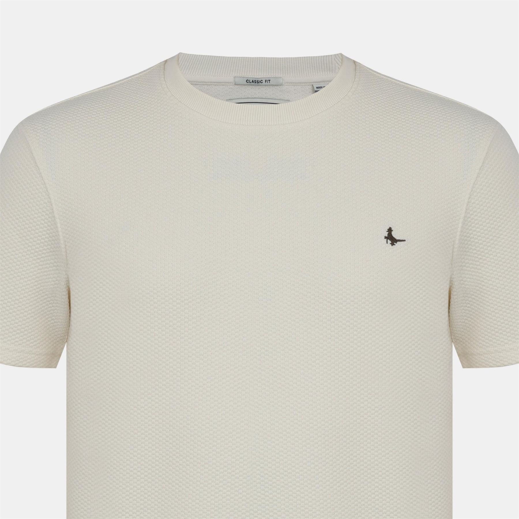 Jack Wills Jw Bubble Texture Cotton Short Sleeve Crew Neck Oversized T-Shirt