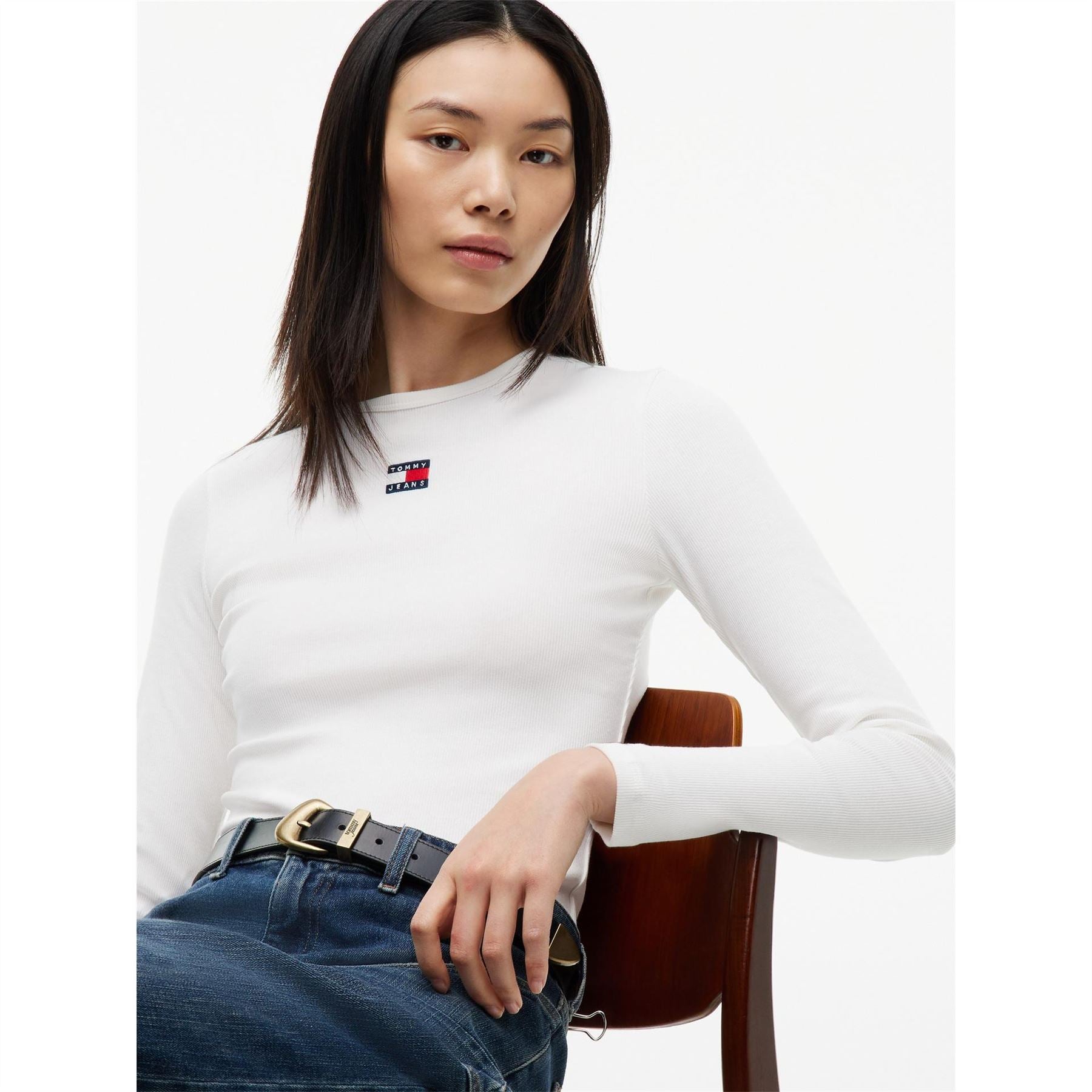 Tommy Jeans Bdg Ls T-Shirt Ld64